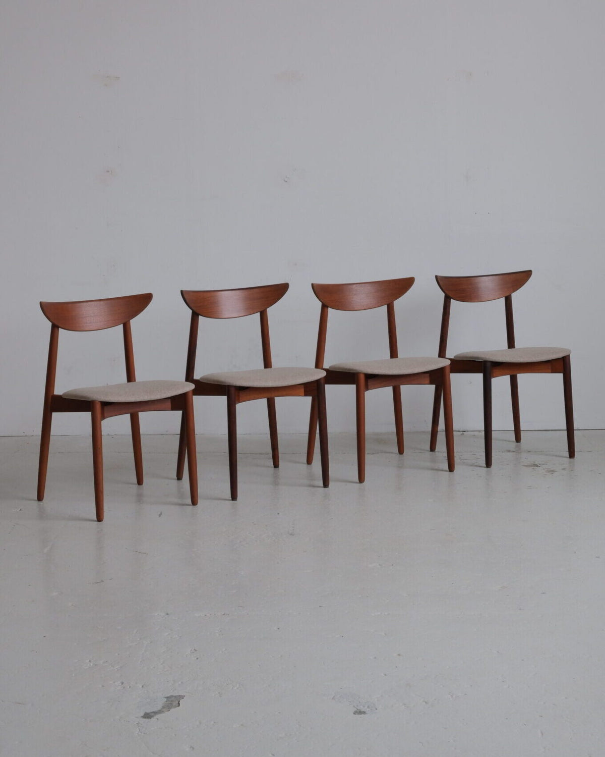 Harry Østergaard model 58, Randers Møbelfabrik set of 4