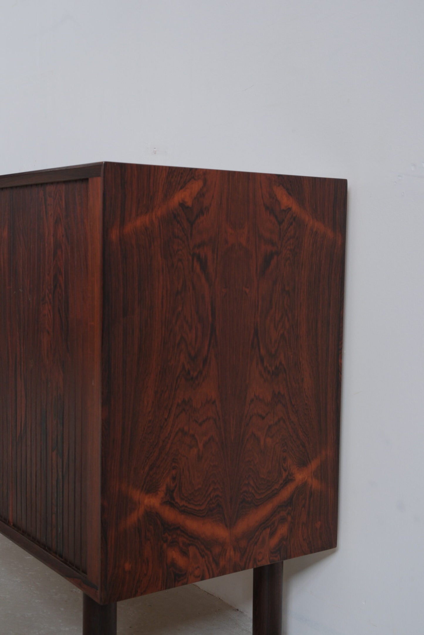 Danish Rosewood HI-FI cabinet with tambour doors