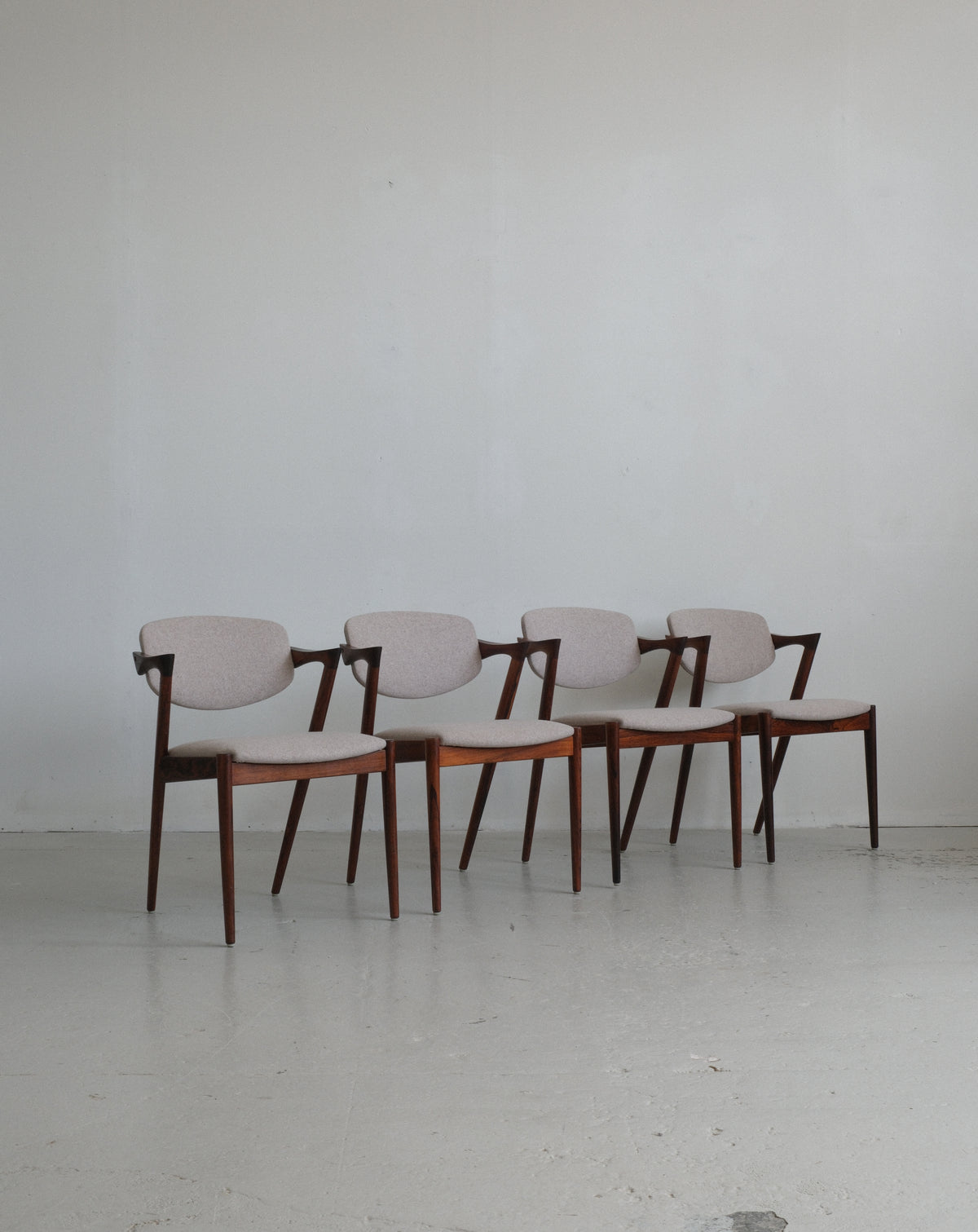 Kai Kristiansen Model 42, Rosewood, set of 4