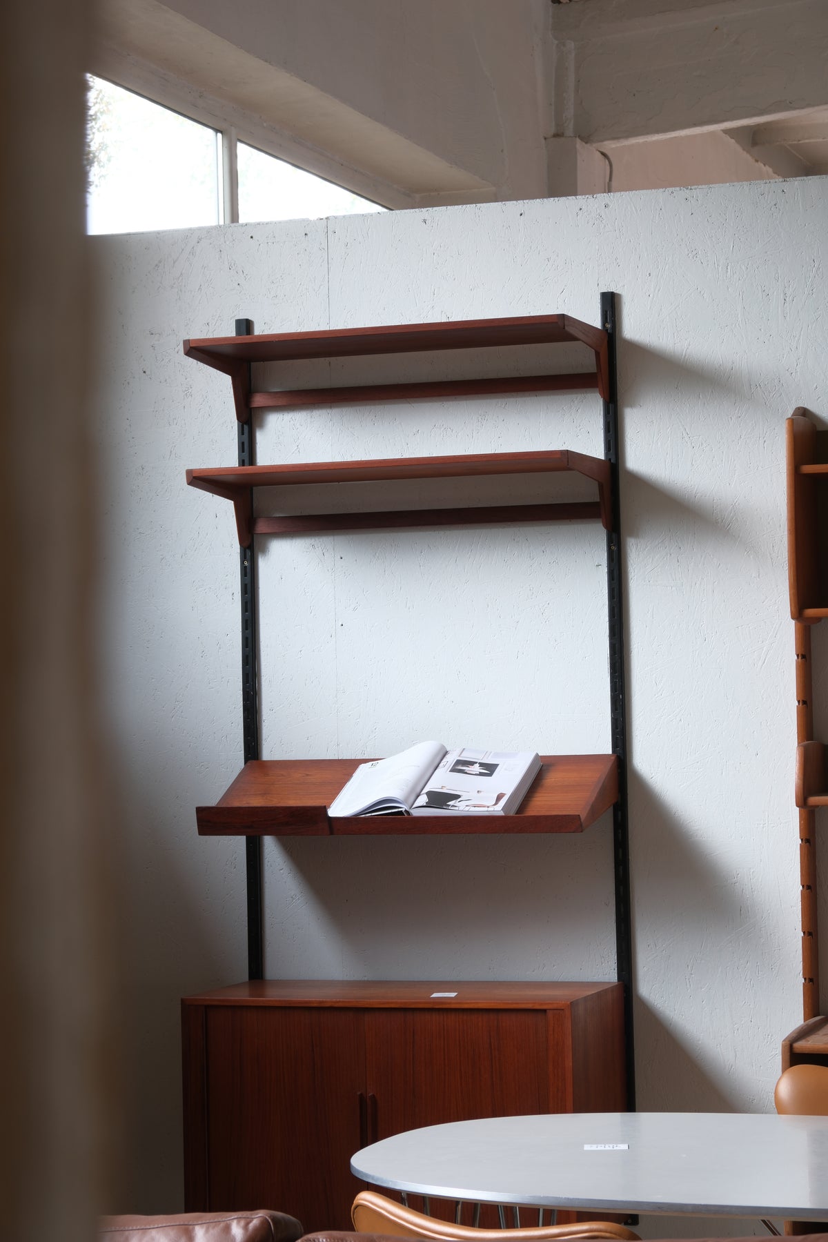 Kai Kristiansen teak wall unit, 1 bay, Feldballes Møbelfabrik