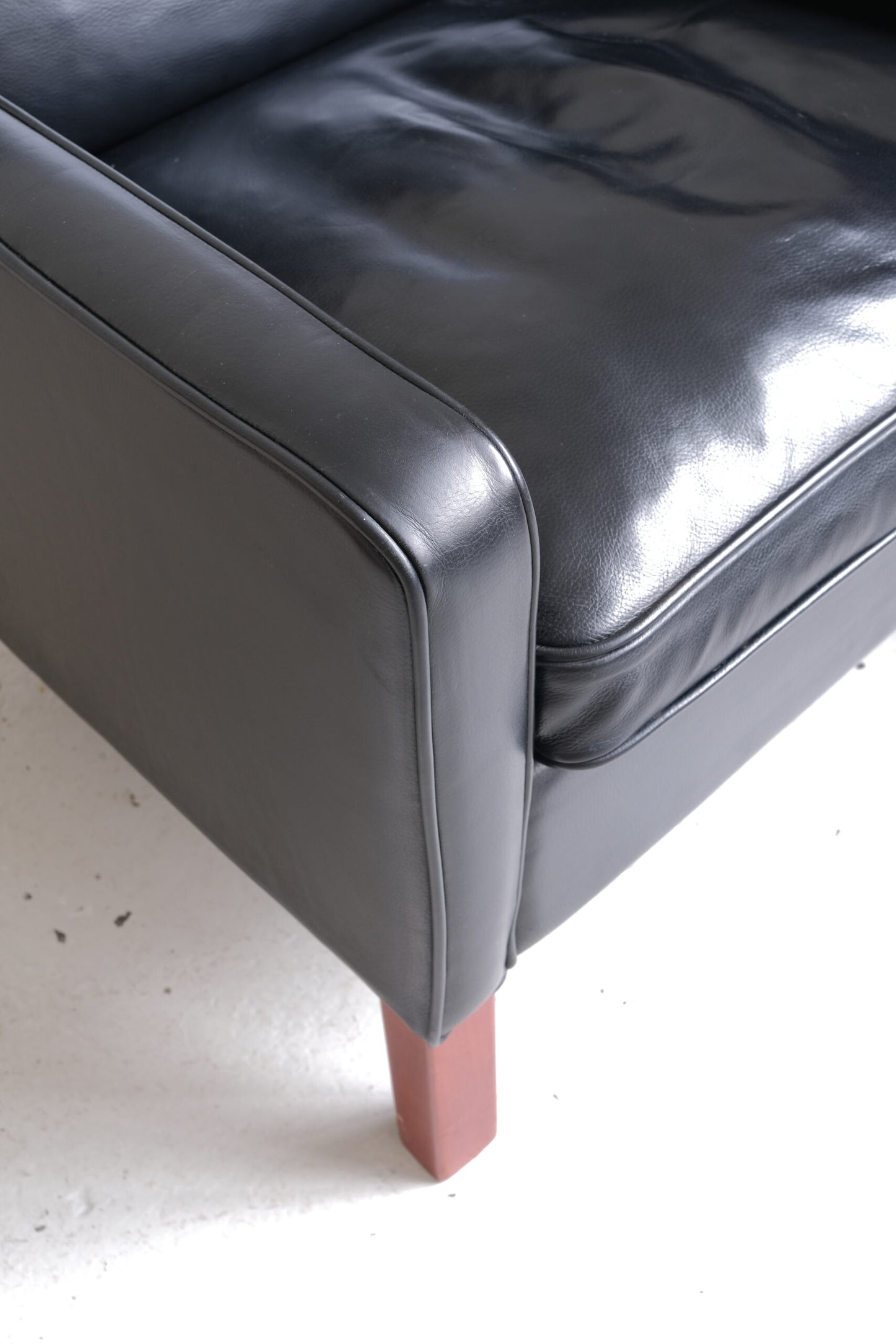 Danish leather armchair