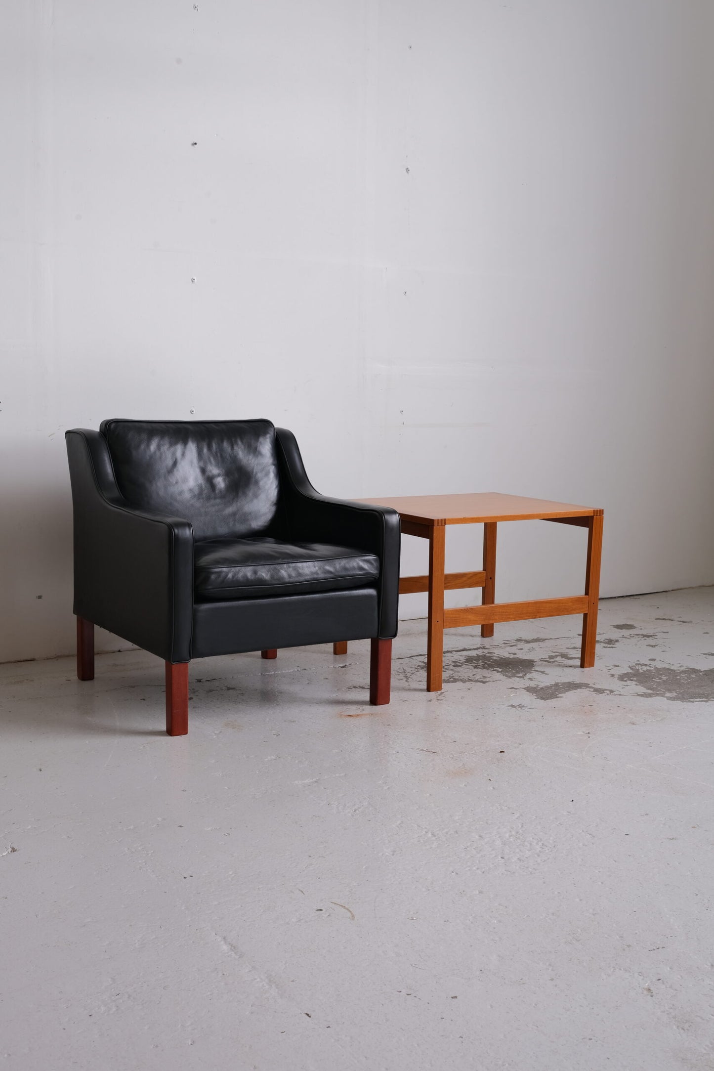 Danish leather armchair