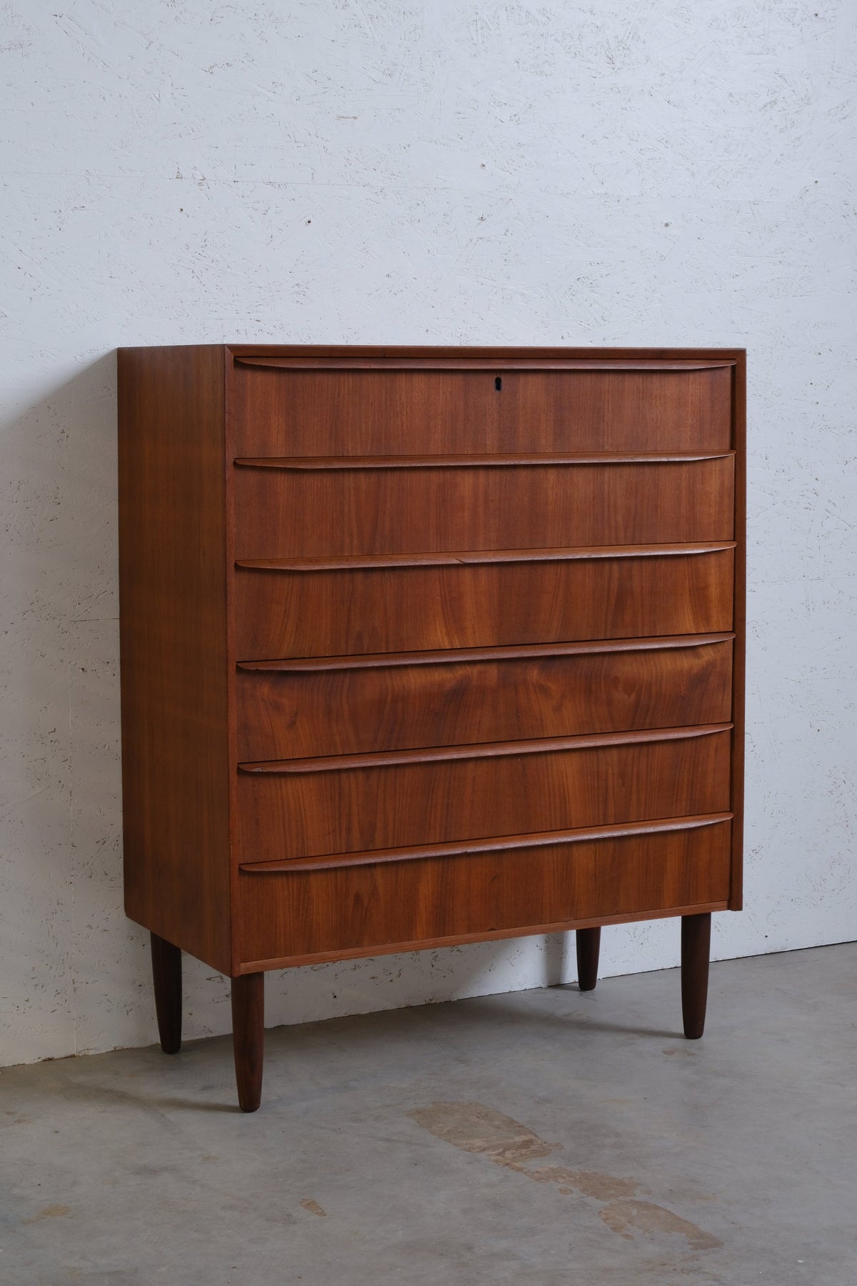 Danish teak tallboy