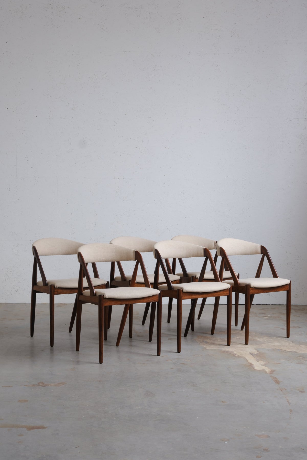 Kai Kristiansen model 31 chairs in rosewood (set of 6)