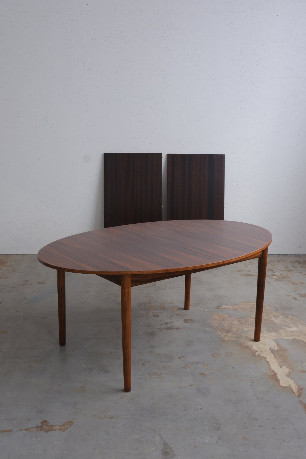 Rosewood oval table