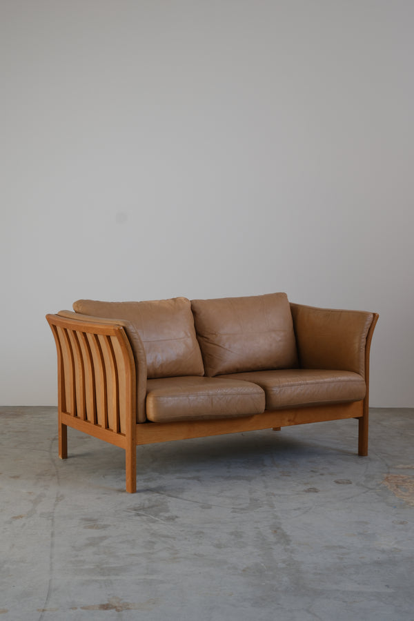 Skalma cognac sofa, 2-seater