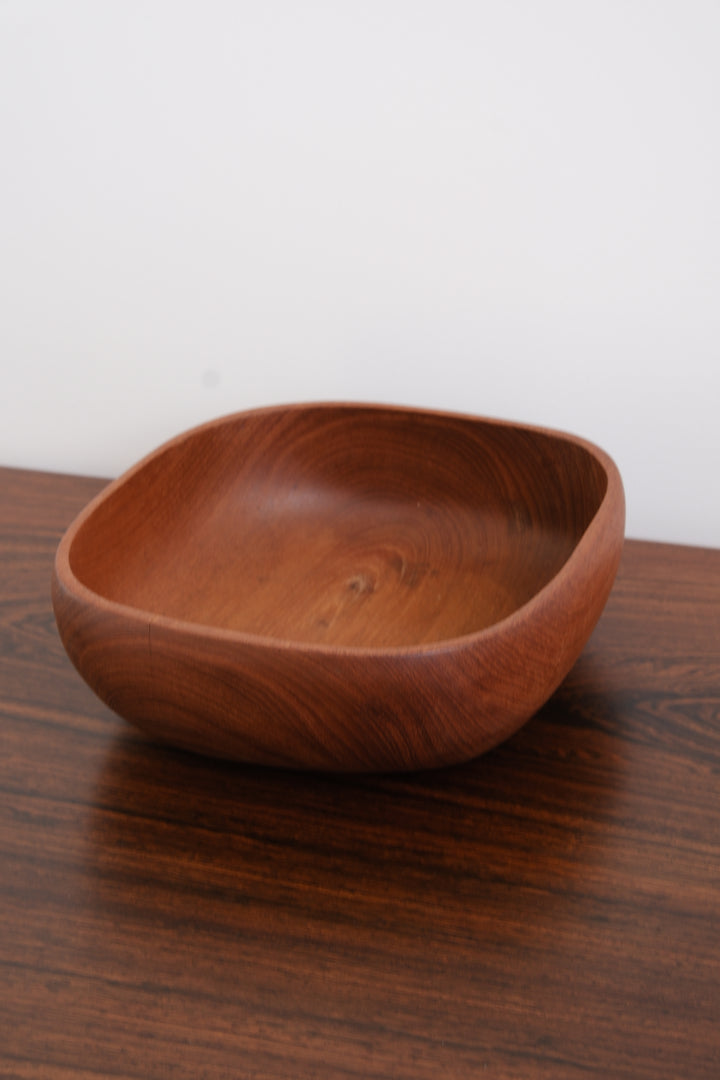 Teak bowl