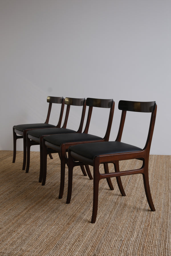 Ole Wanscher mahagony chairs (set of 4)