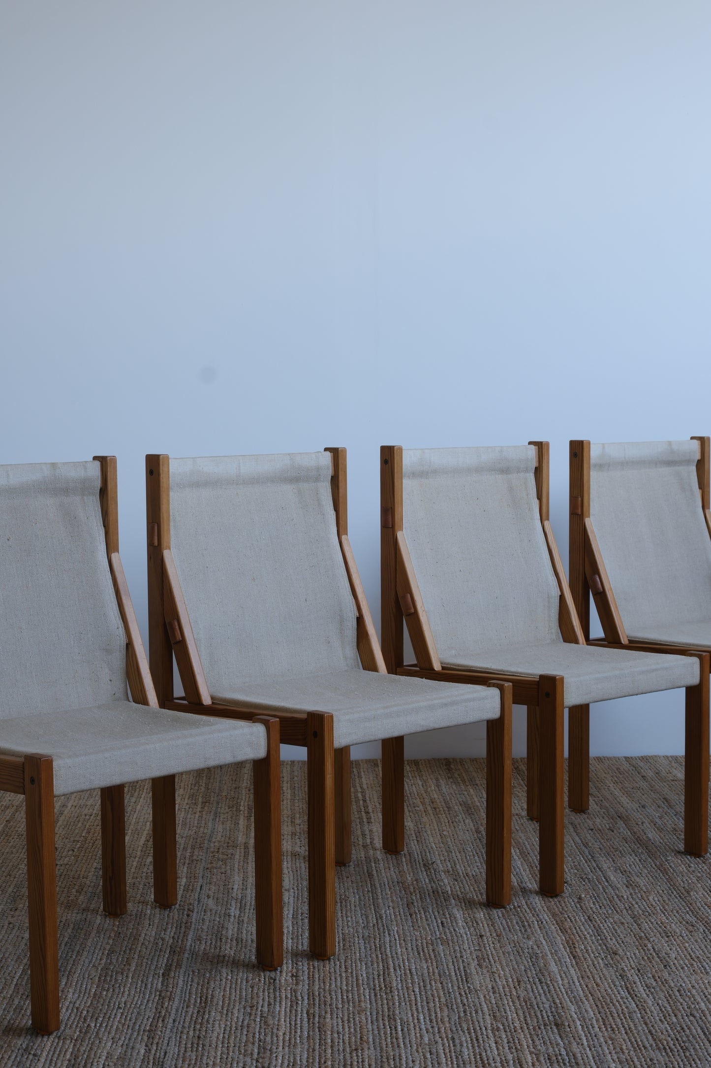 Kurt Østervig pine chairs for KP Mobler  (set of 5)