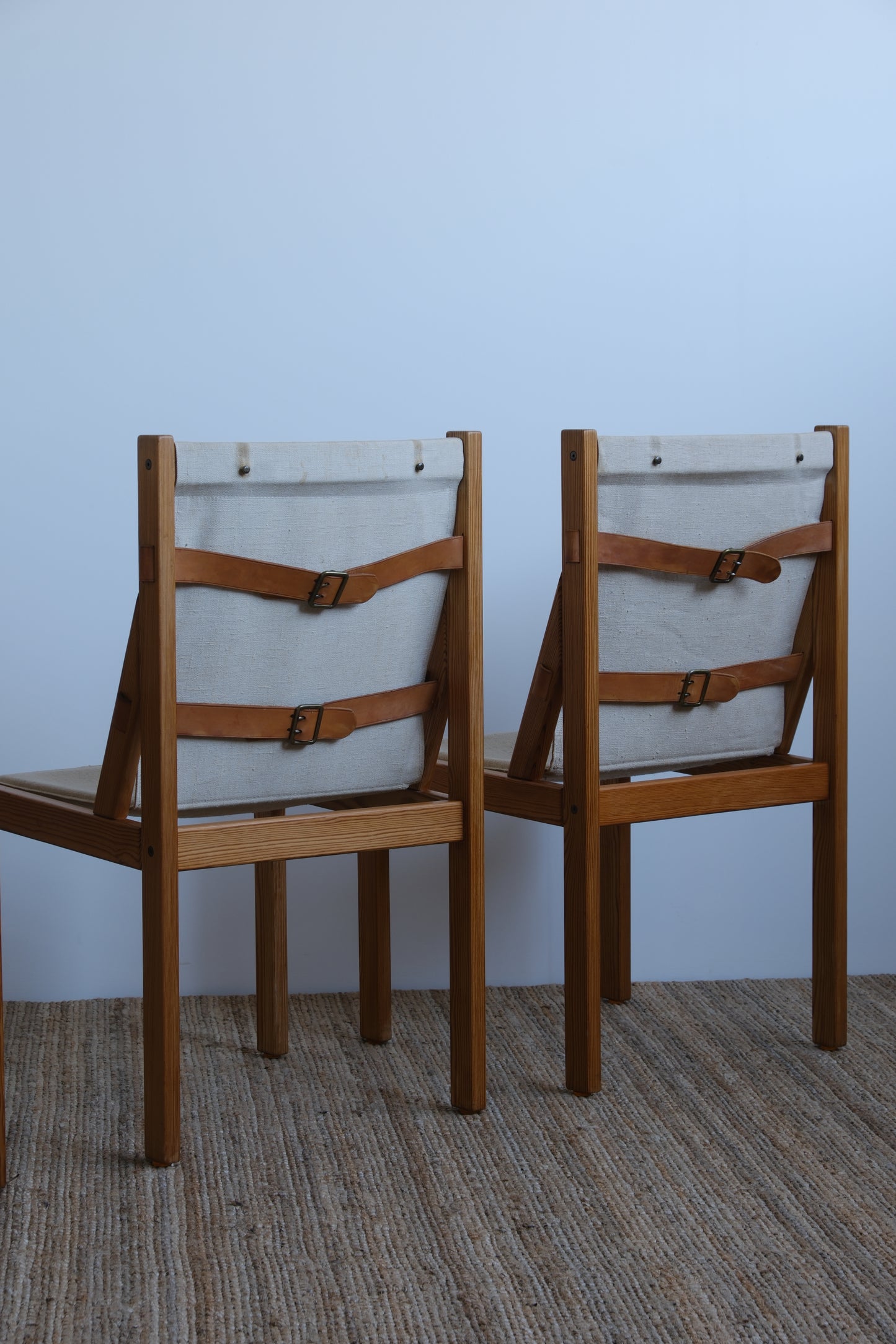 Kurt Østervig pine chairs for KP Mobler  (set of 5)