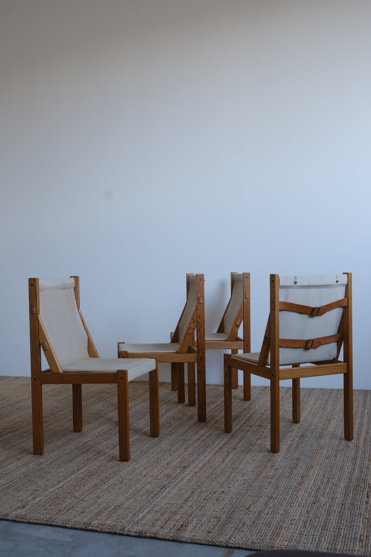 Kurt Østervig pine chairs for KP Mobler  (set of 5)