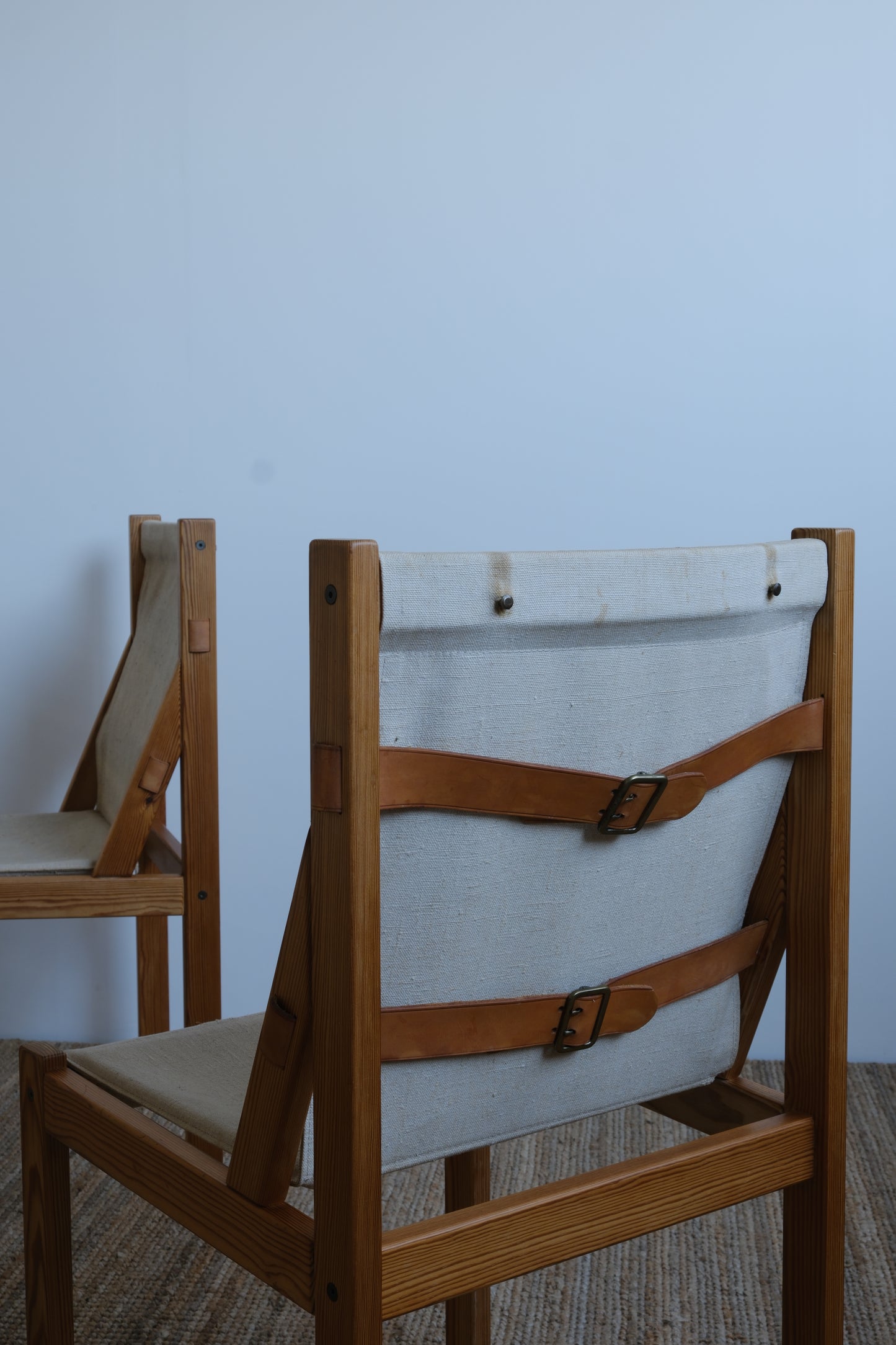 Kurt Østervig pine chairs for KP Mobler  (set of 5)