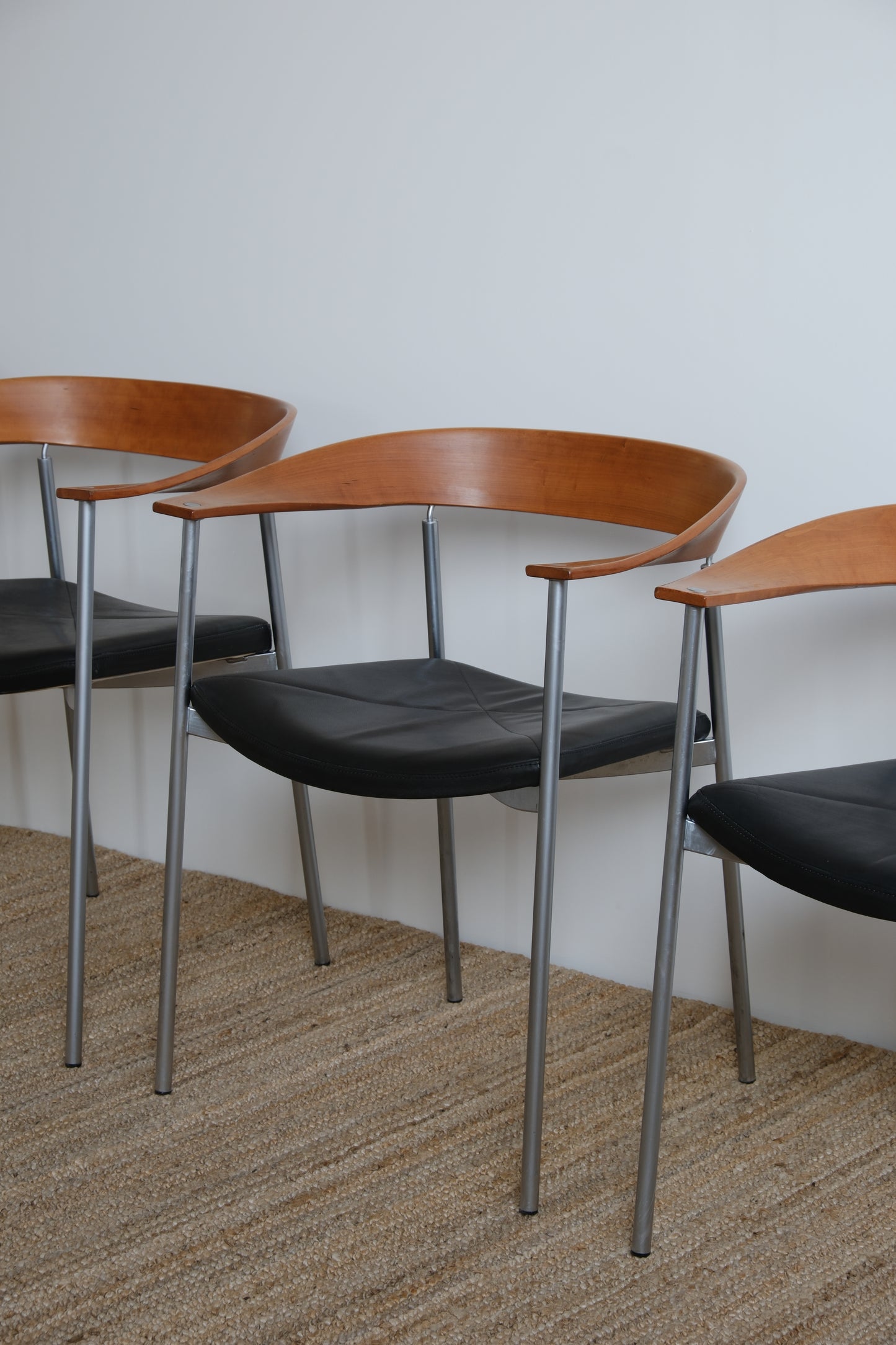 Johannes Foersom & Hjort-Lorentzen model 'Stuk' (set of 4)