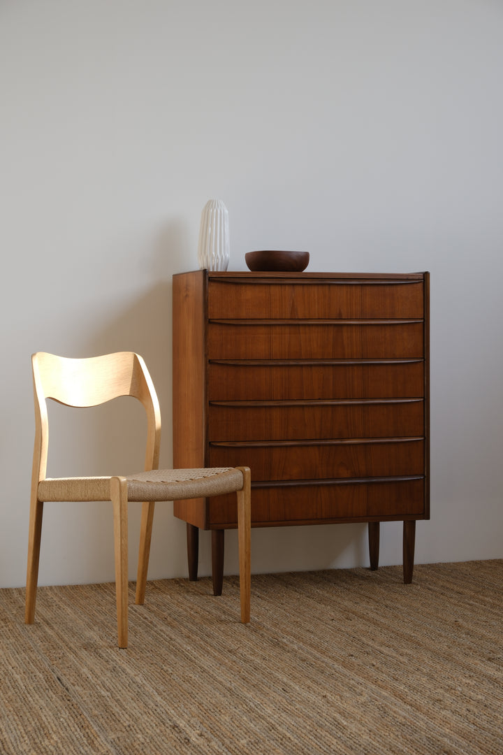 Danish teak tallboy