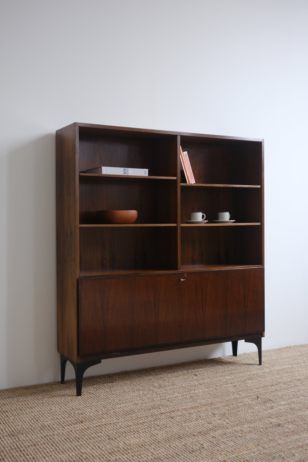 Danish rosewood bookcase from 1960s