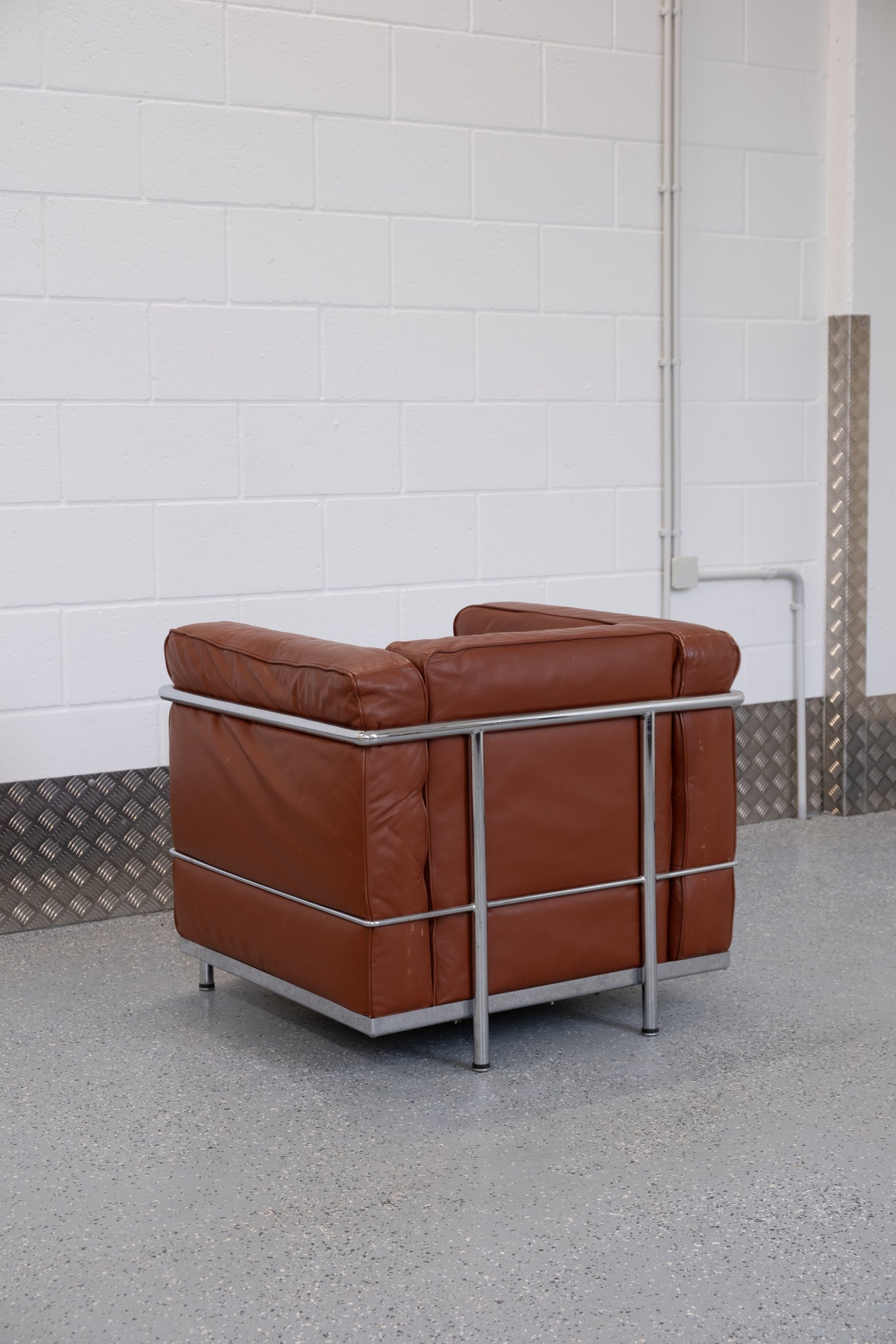 Italian cognac armchair