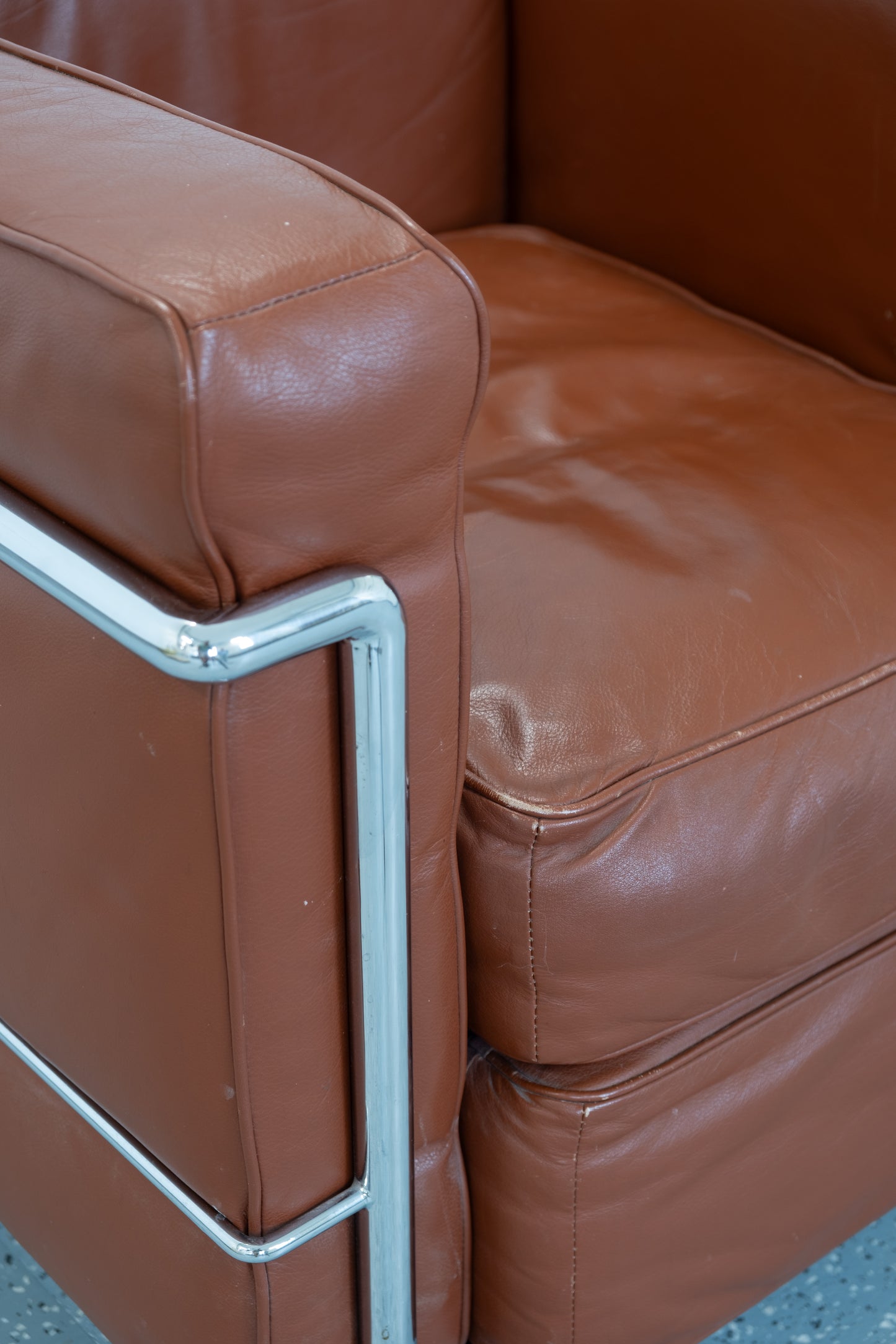 Italian cognac armchair