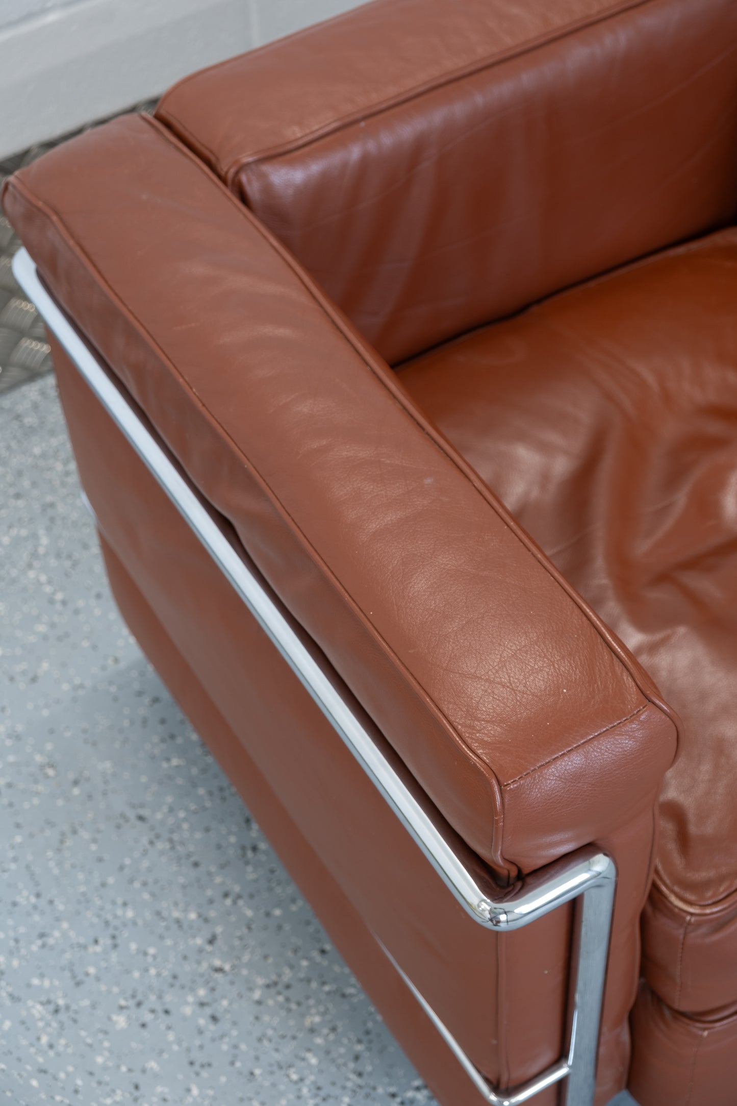 Italian cognac armchair
