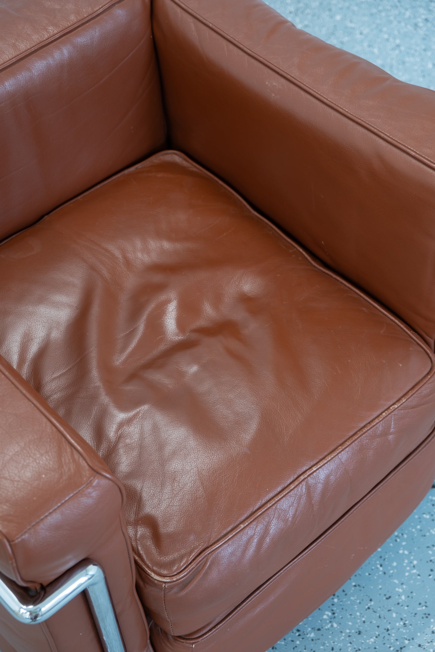 Italian cognac armchair