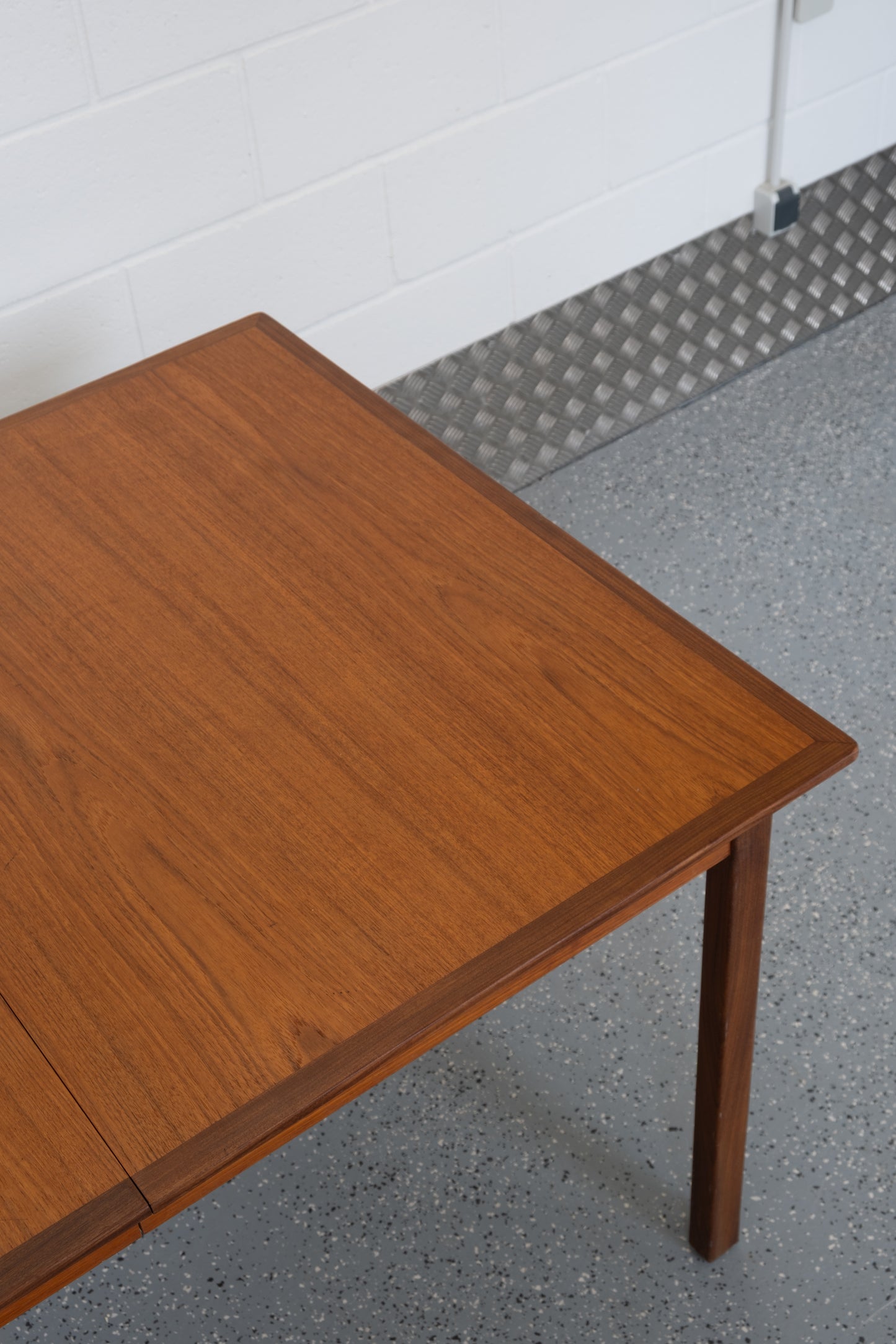 Swedish extendable teak dining table
