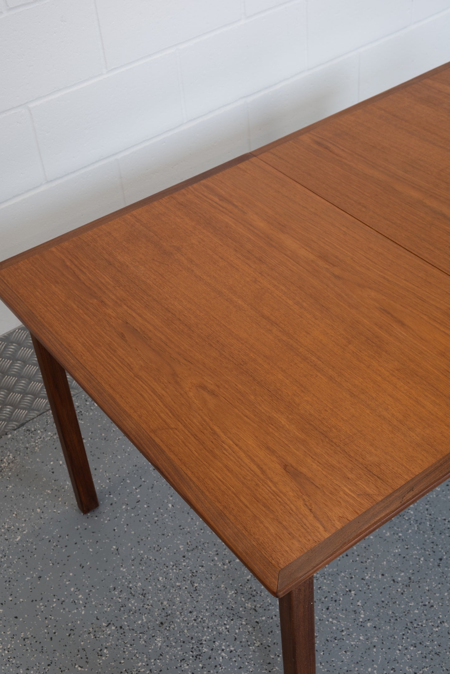 Swedish extendable teak dining table