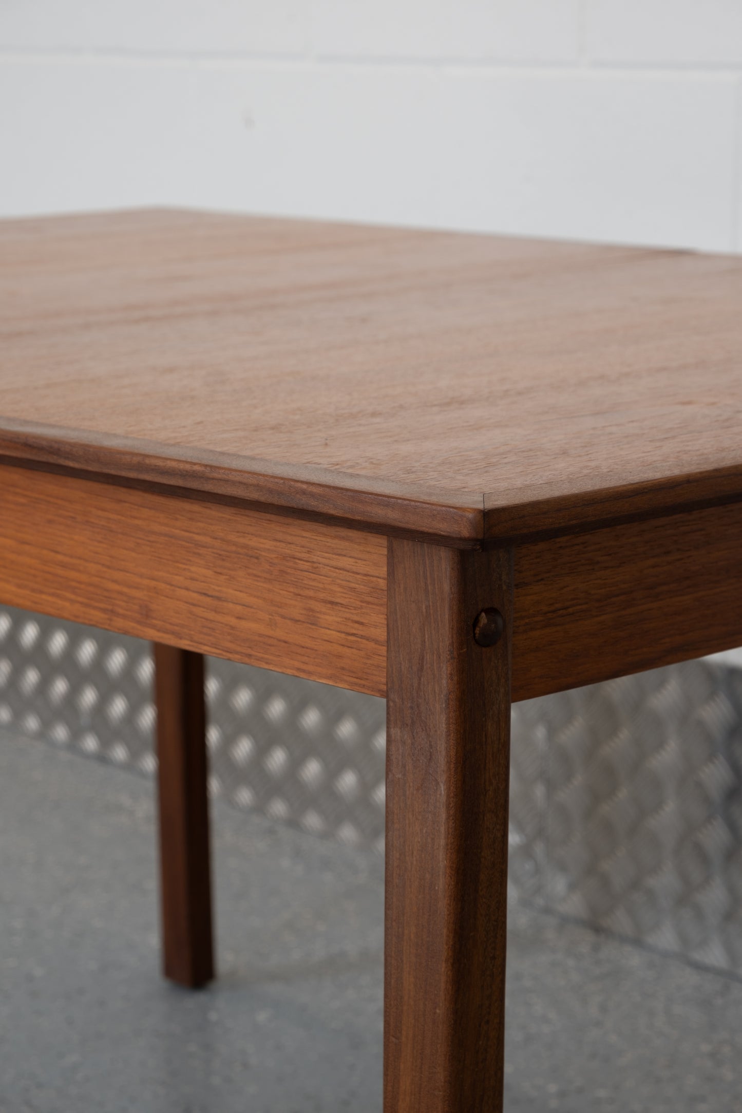 Swedish extendable teak dining table
