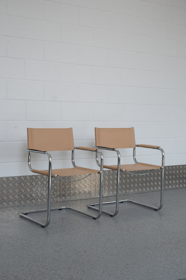 Italian style mid-century chairs