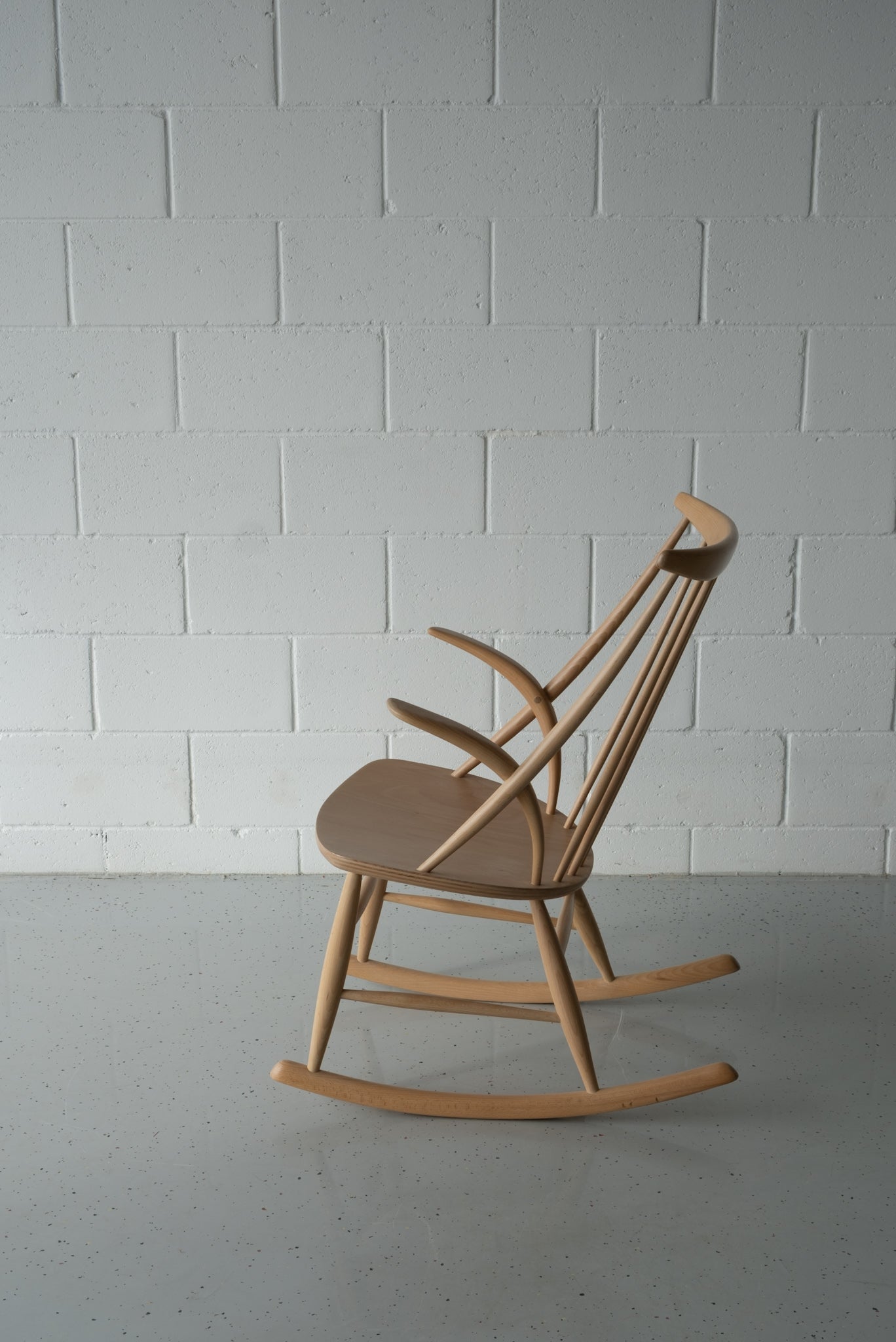 Illum Wikkelso IW3 rocking chair 1958 Denmark
