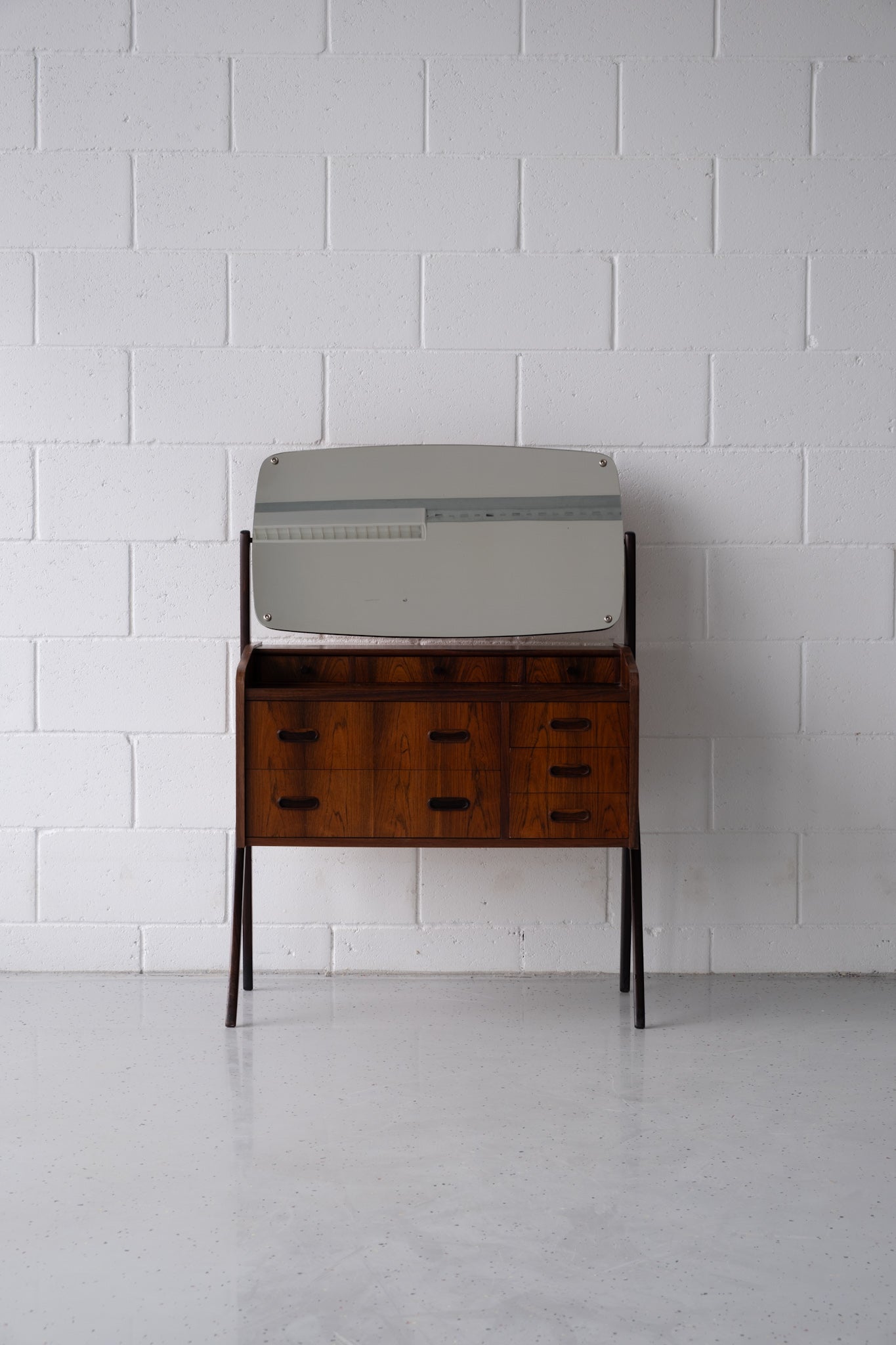 Danish rosewood vanity dresser