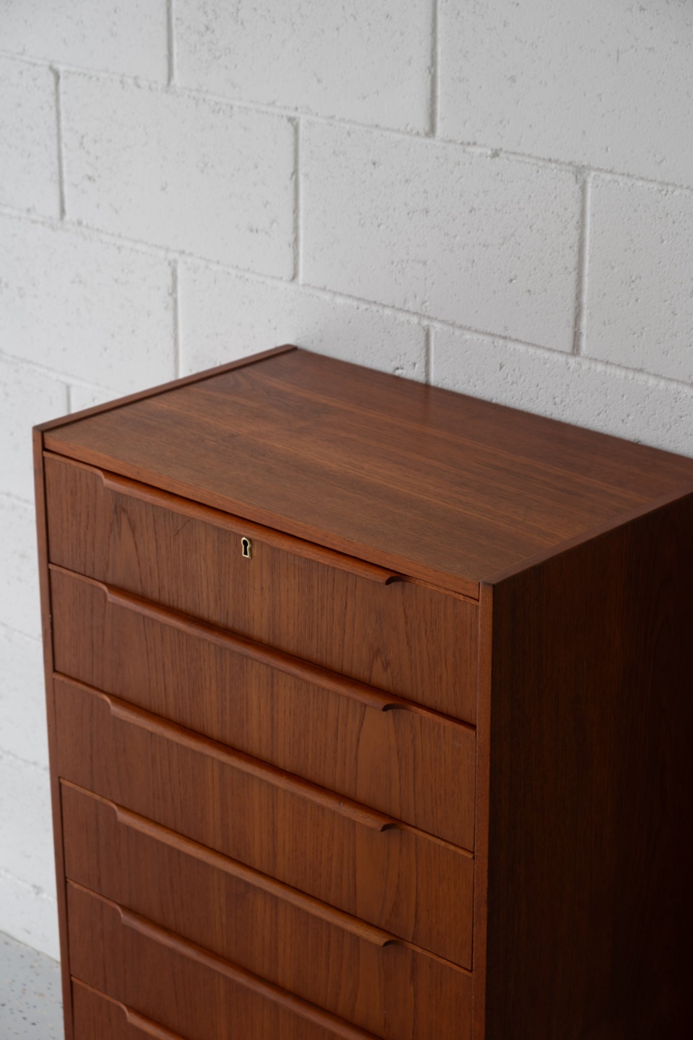 Danish teak chest of drawers