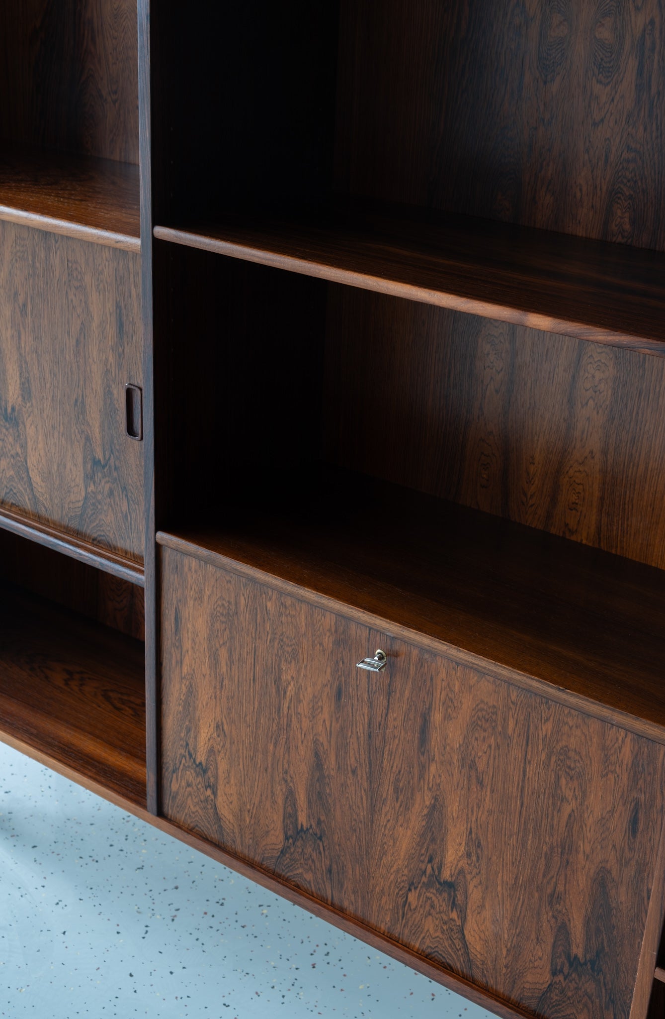 Danish rosewood bookshelf