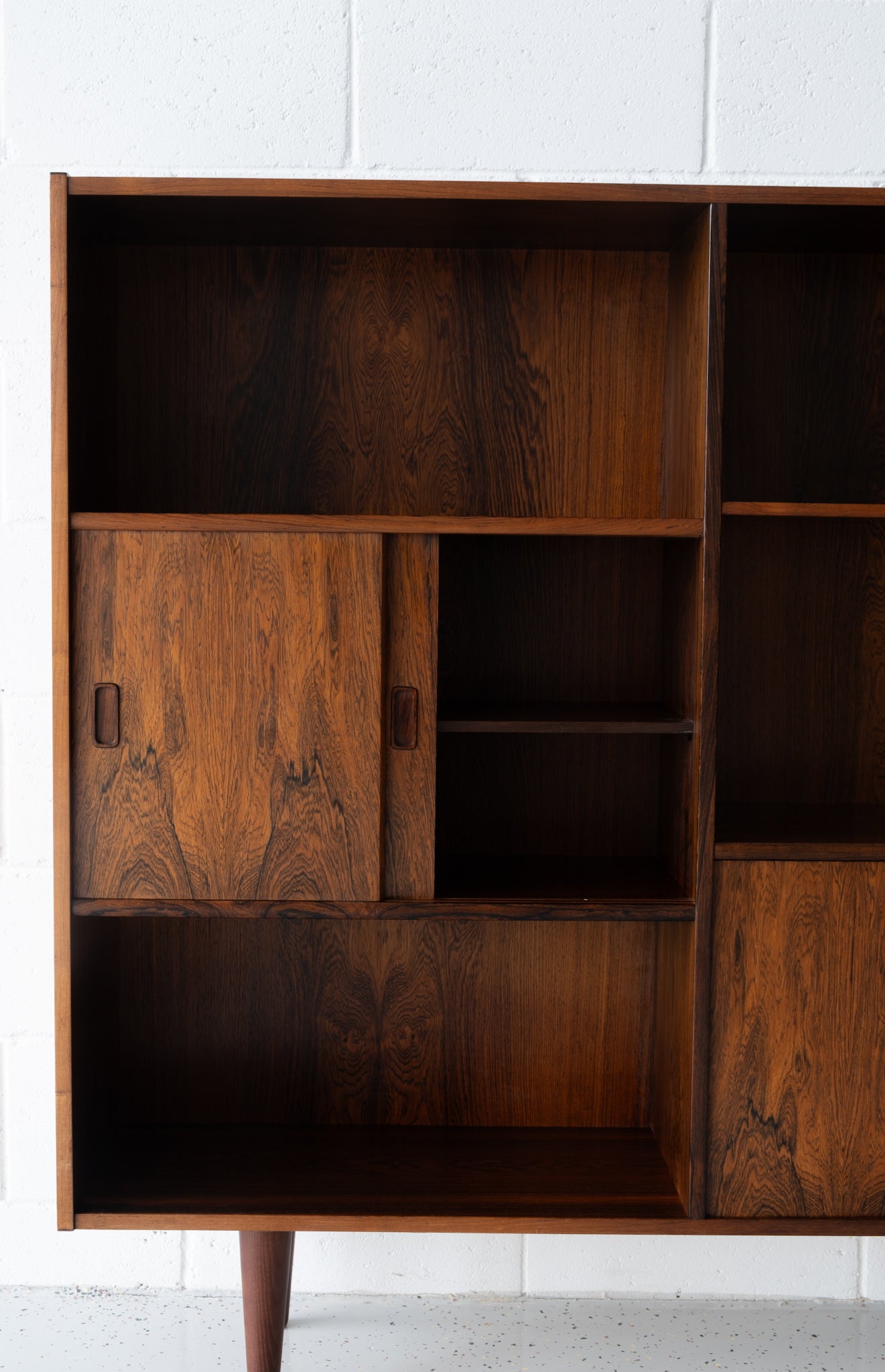 Danish rosewood bookshelf