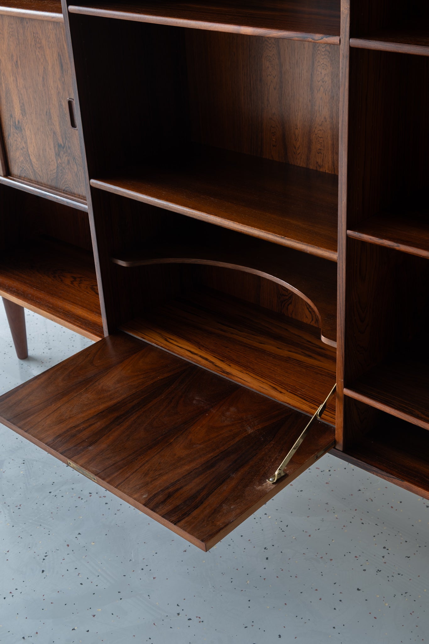 Danish rosewood bookshelf