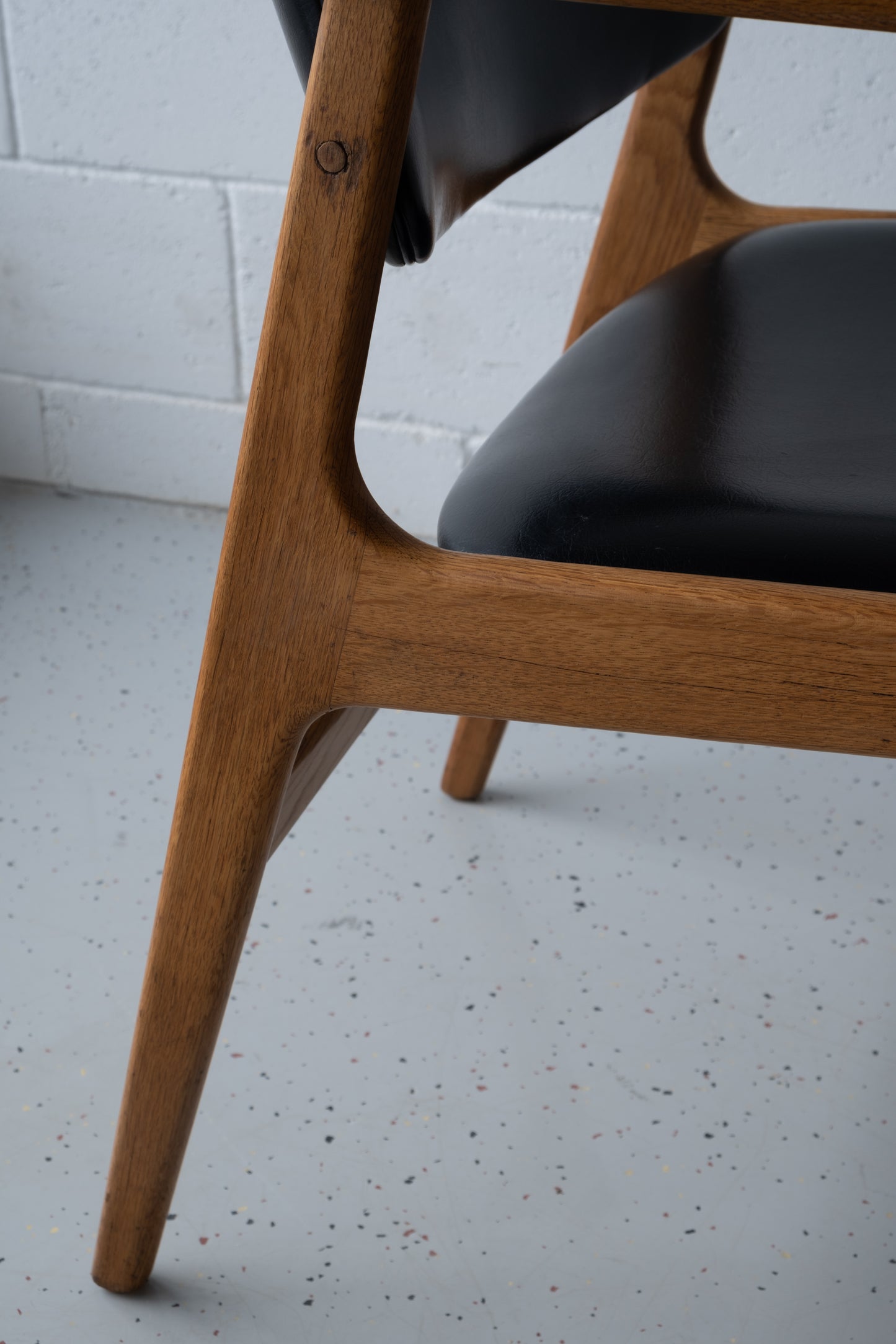 Oak armchair by Arne Vodder for Vamo