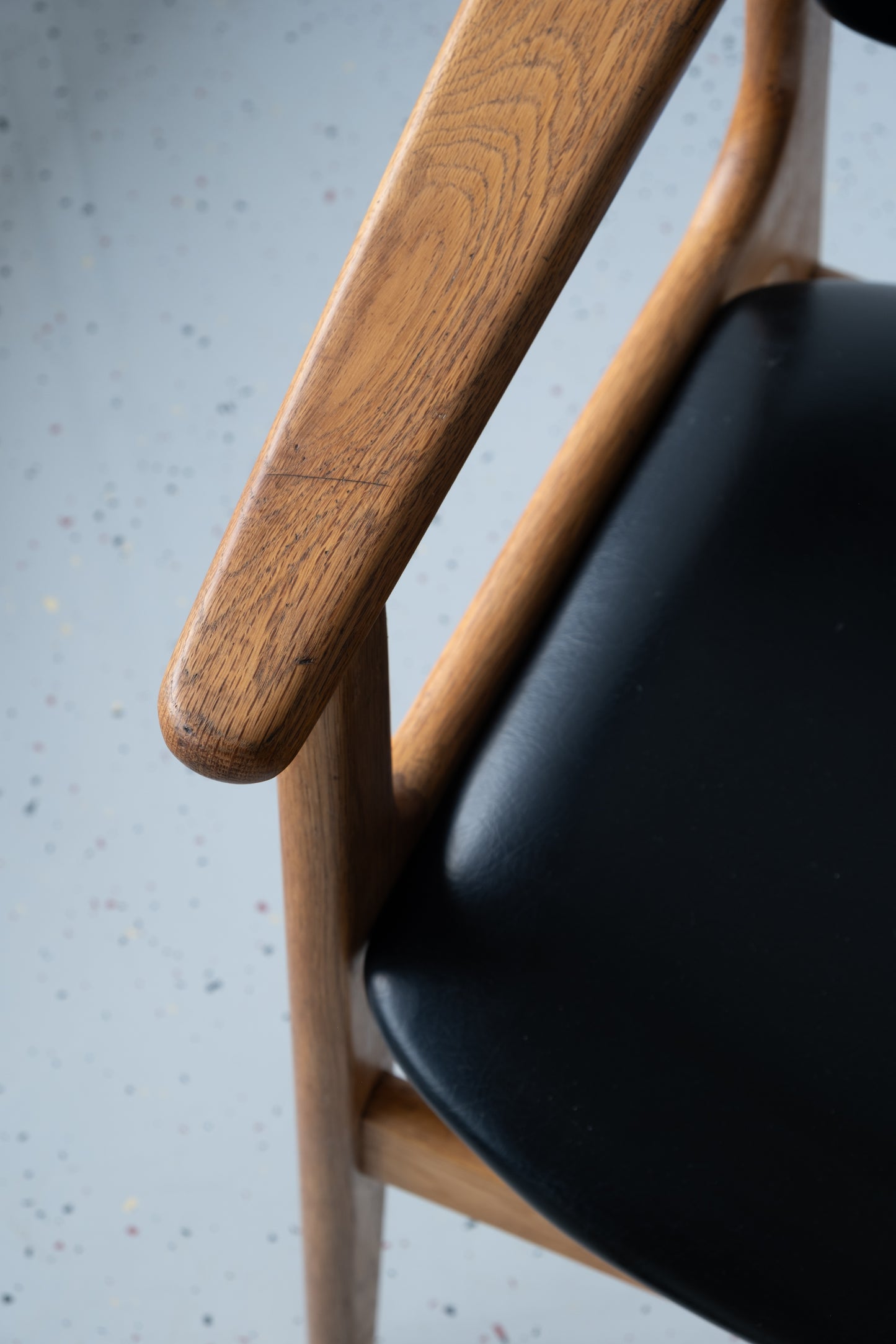 Oak armchair by Arne Vodder for Vamo