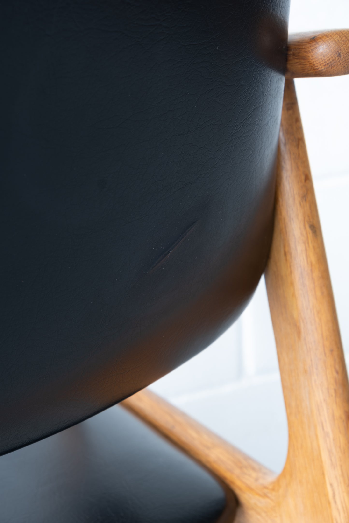 Oak armchair by Arne Vodder for Vamo