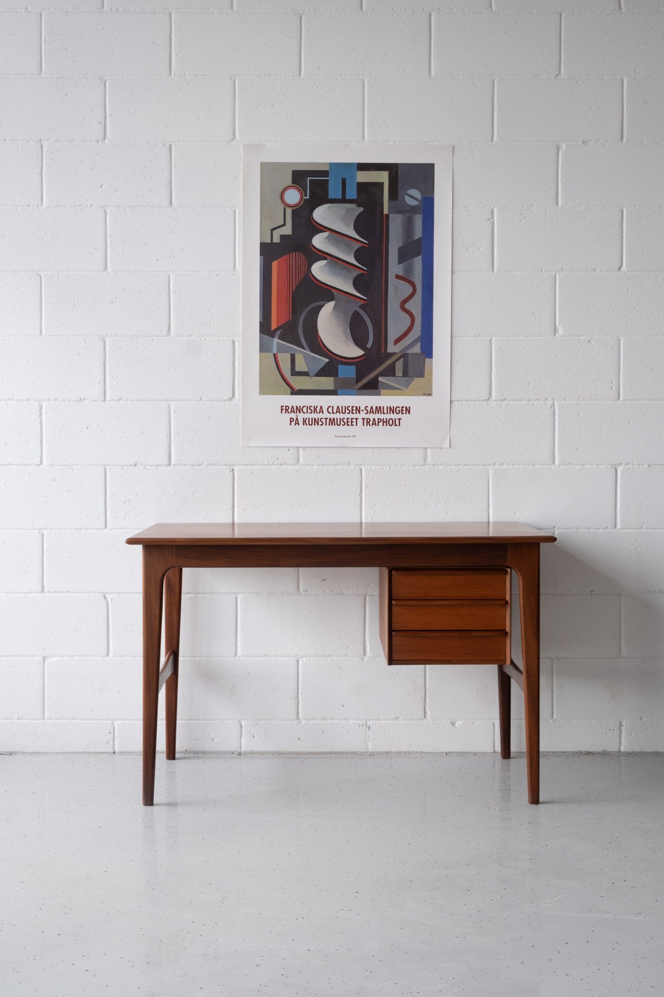 Danish teak desk