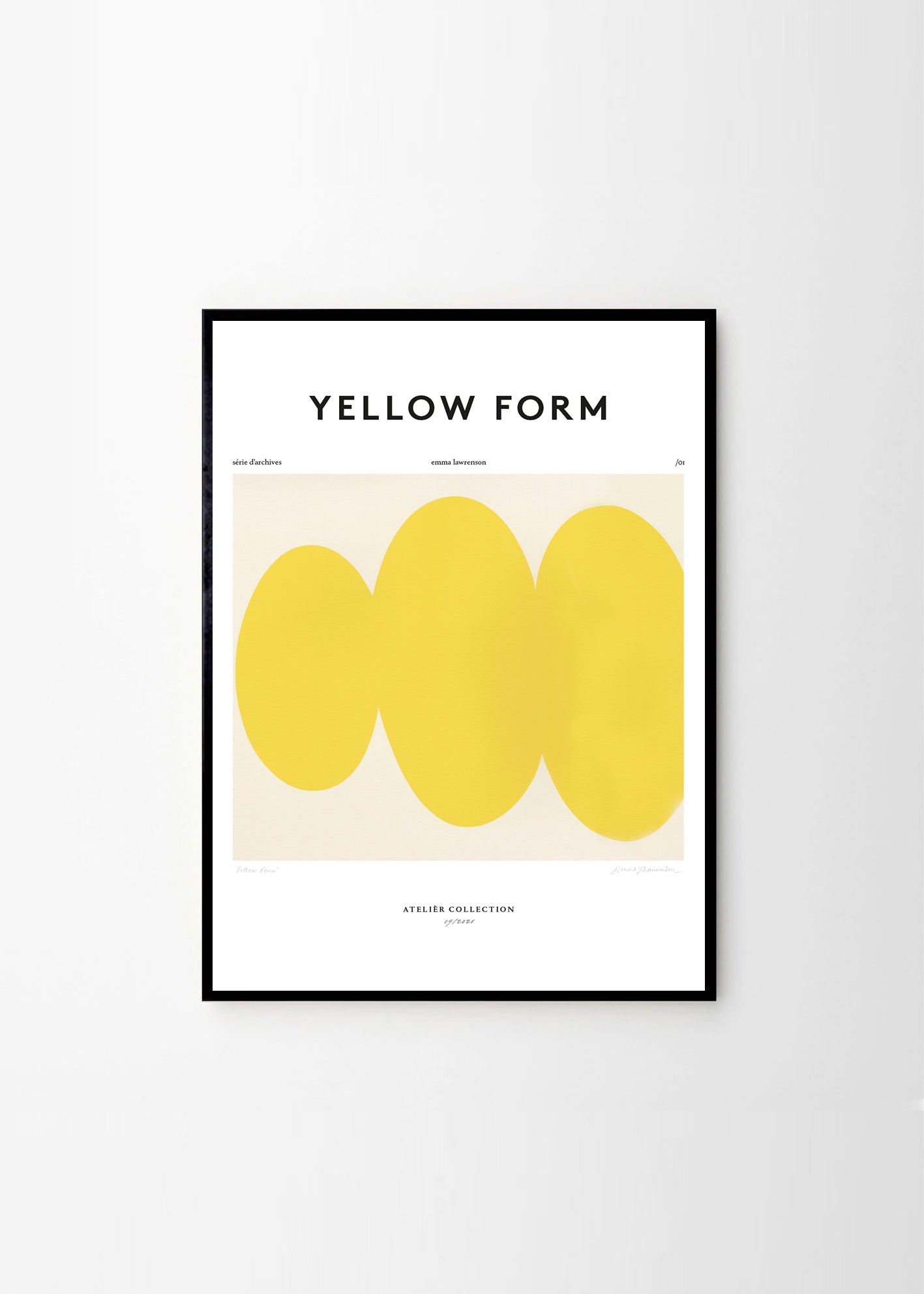 Yellow Form by Emma Lawrenson