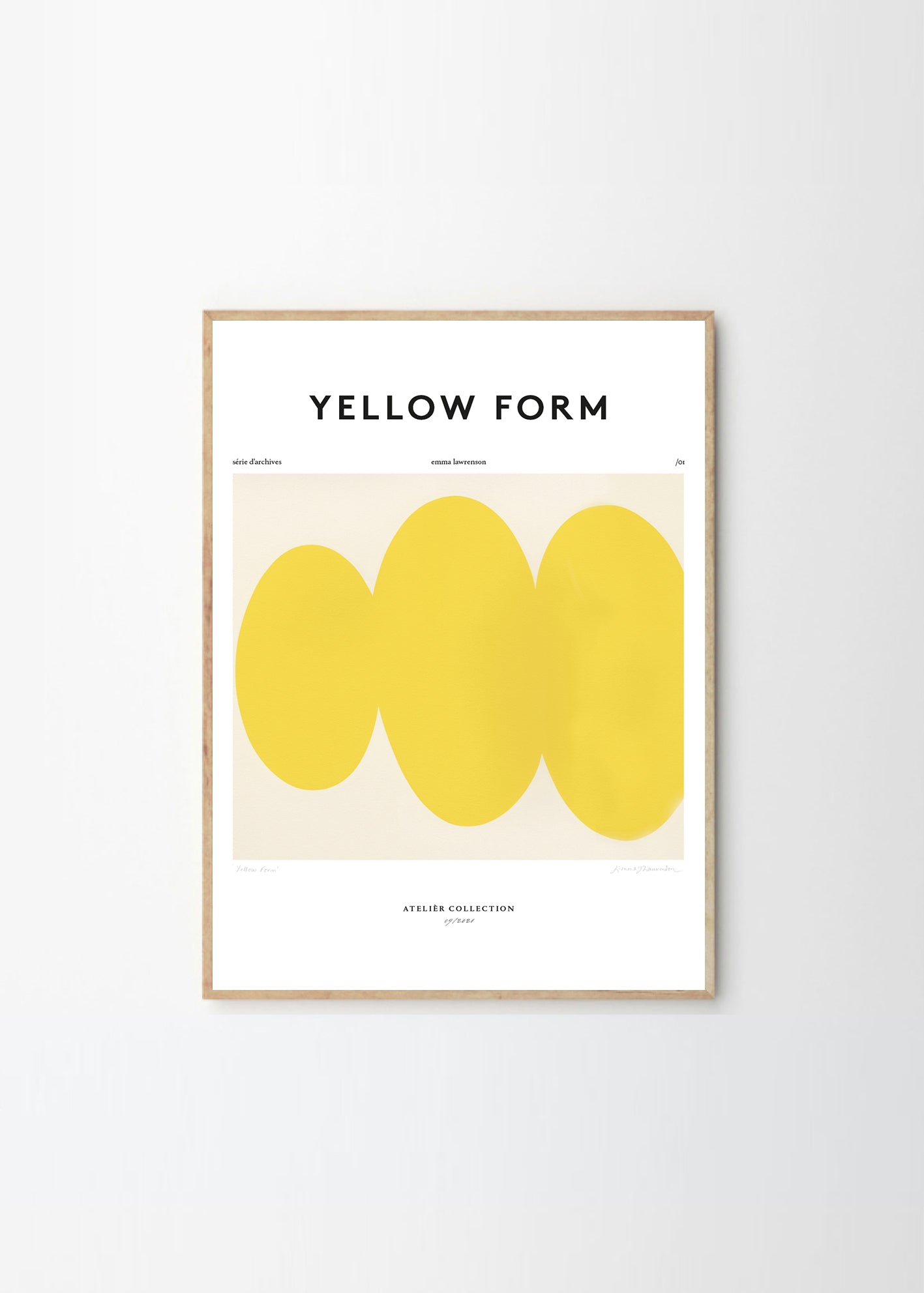 Yellow Form by Emma Lawrenson