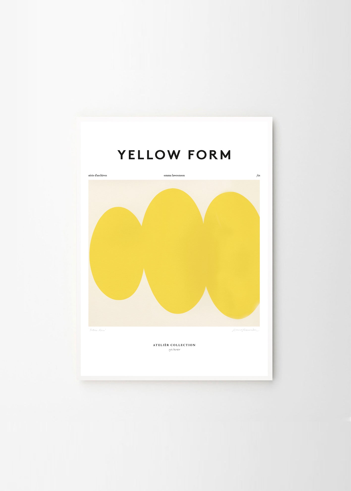 Yellow Form by Emma Lawrenson