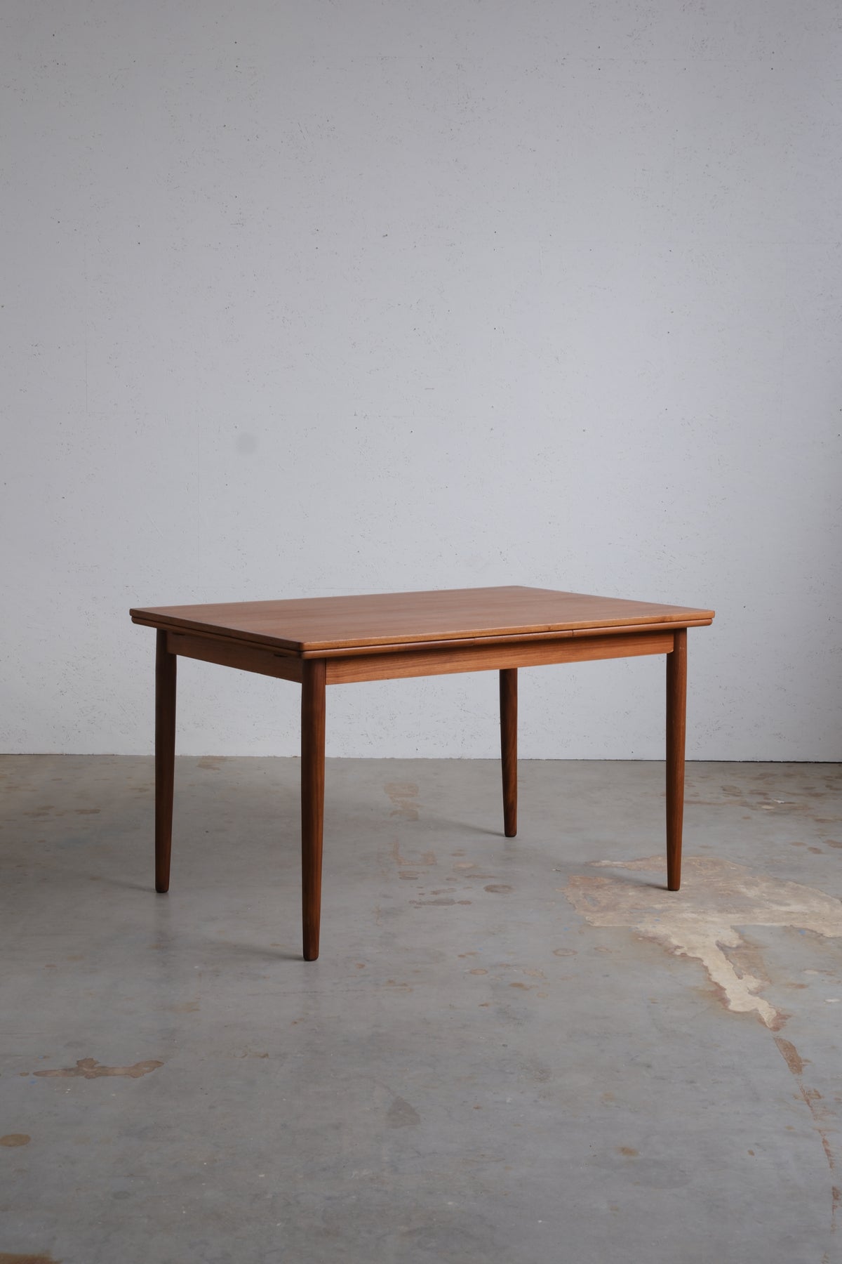 Danish teak table with dutch extensions