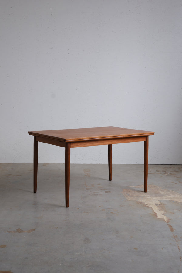 Danish teak table with dutch extensions