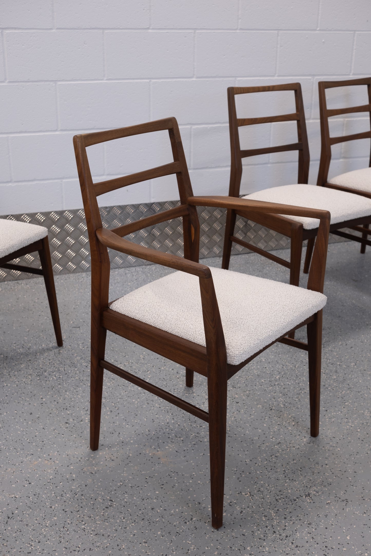 Danish chairs, walnut