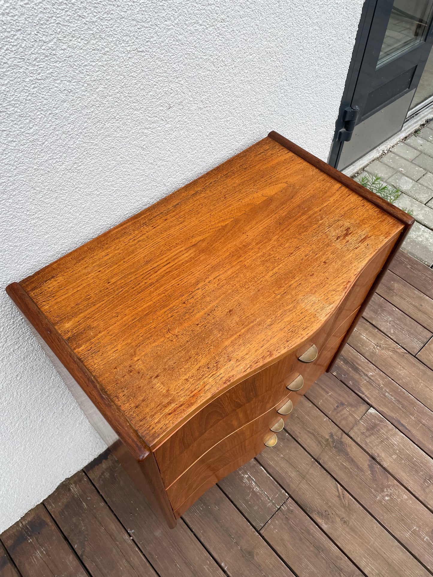 Small teak drawer