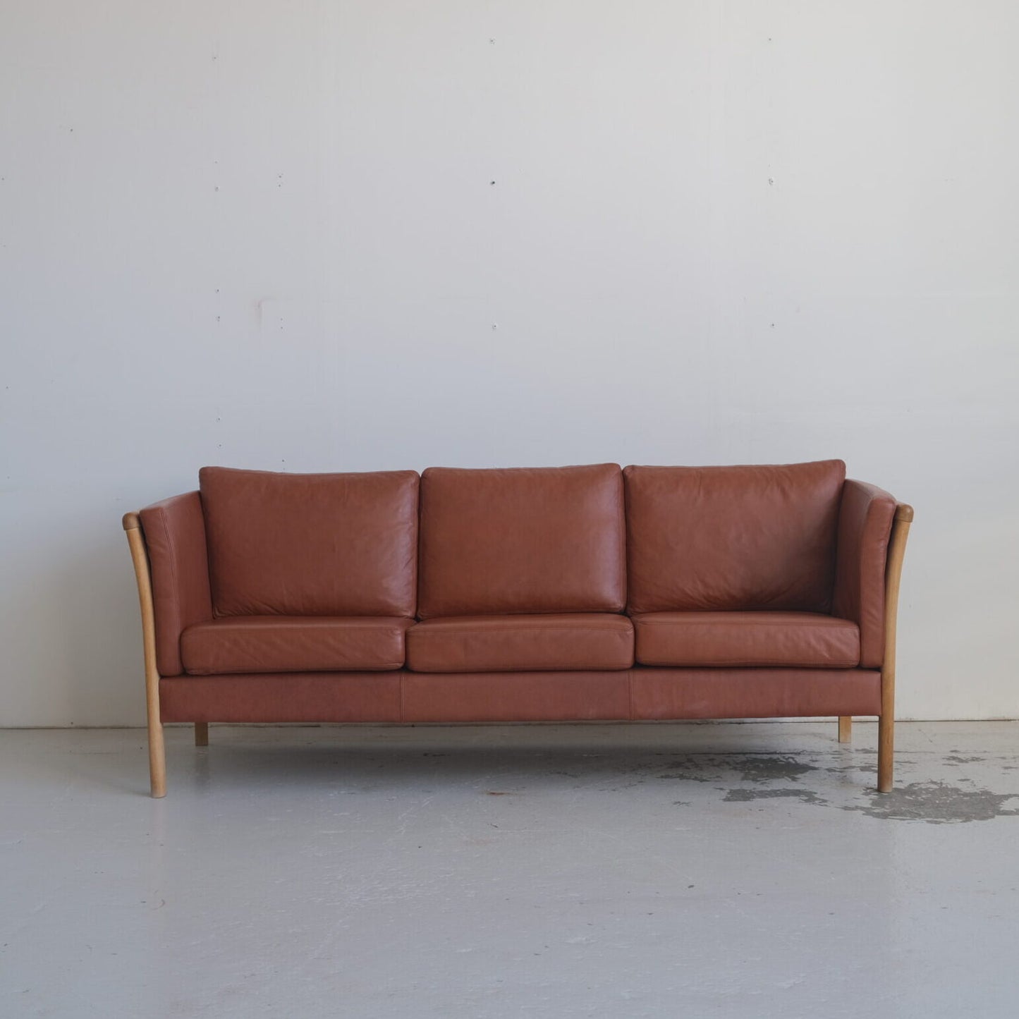 *RESERVED* Danish vintage sofa, 3-seater cognac