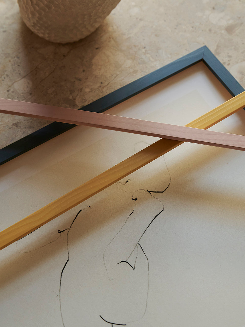 Yellow Wood Frame