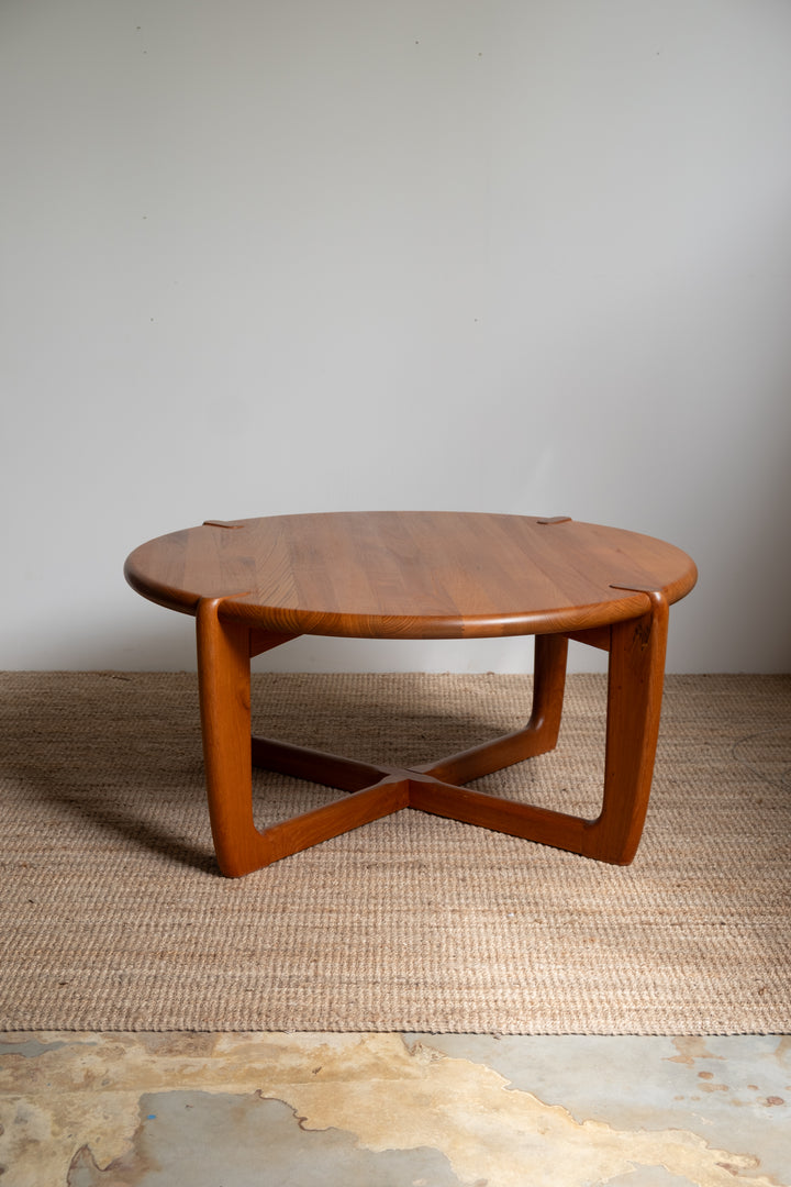 Danish solid teak coffee table