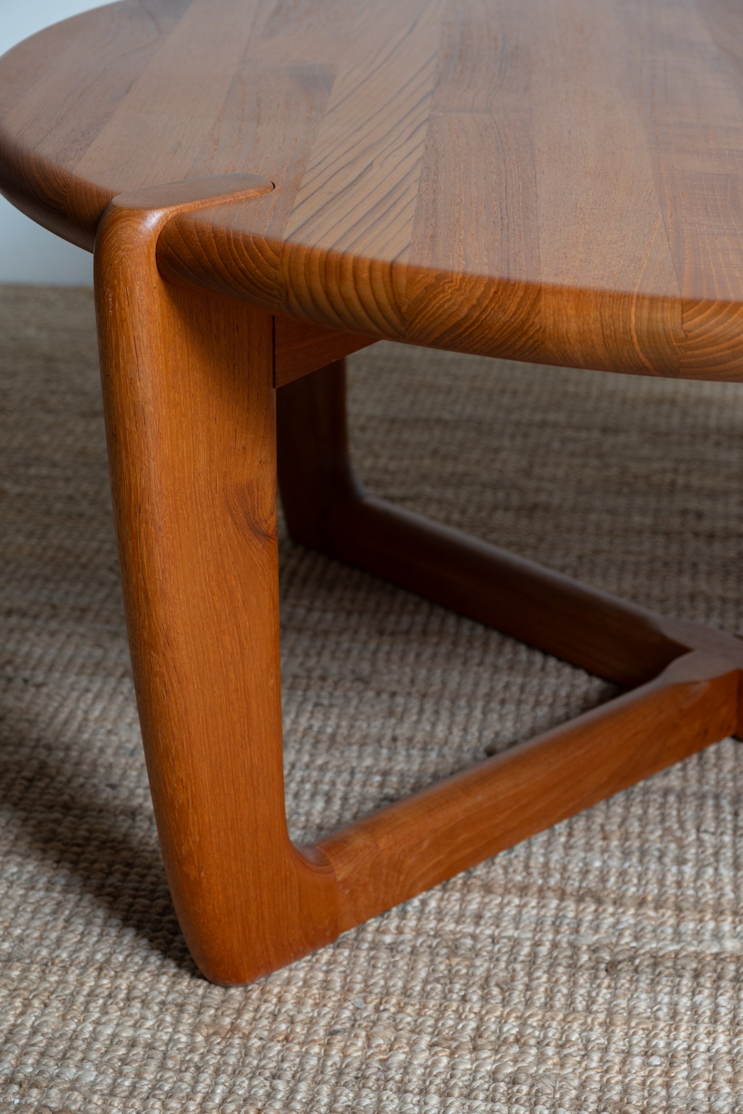 Danish solid teak coffee table