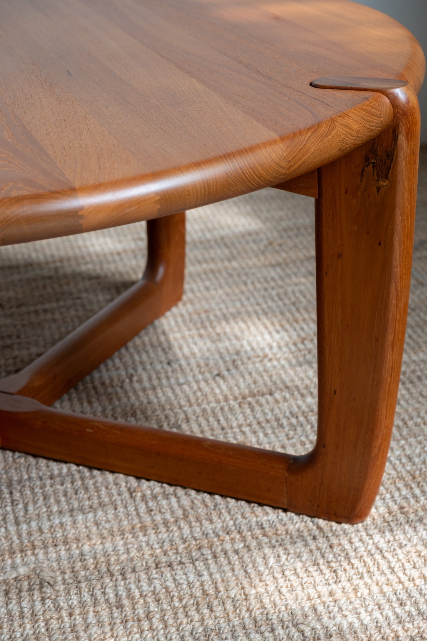 Danish solid teak coffee table