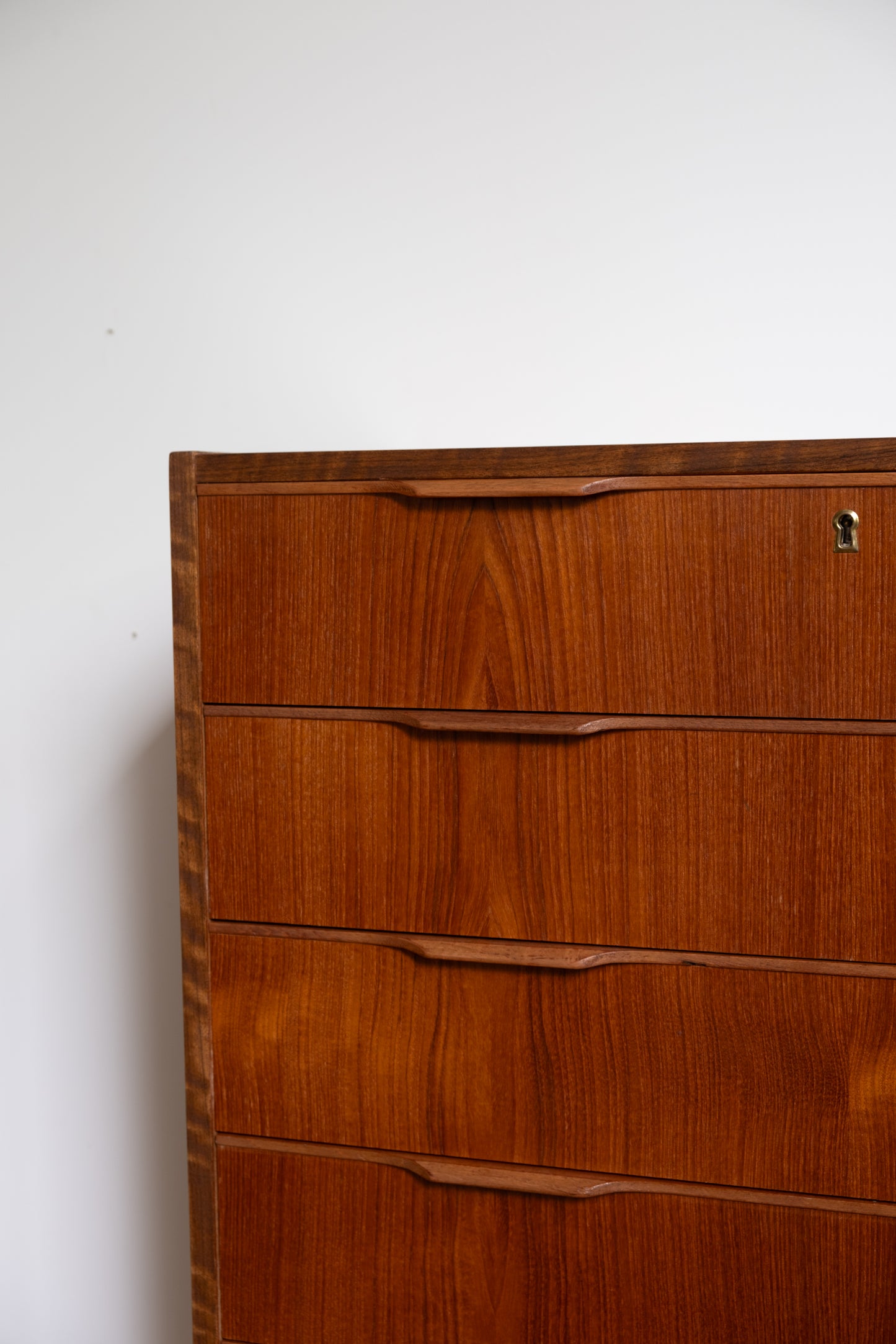 Danish teak tallboy